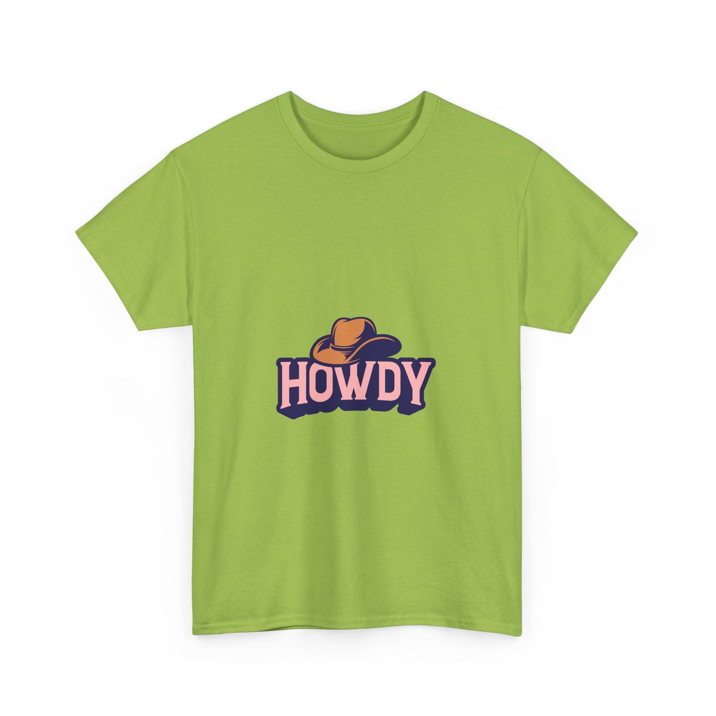 Howdy Unisex Heavy Cotton Tee - Casual and Fun T-Shirt for Everyday Wear