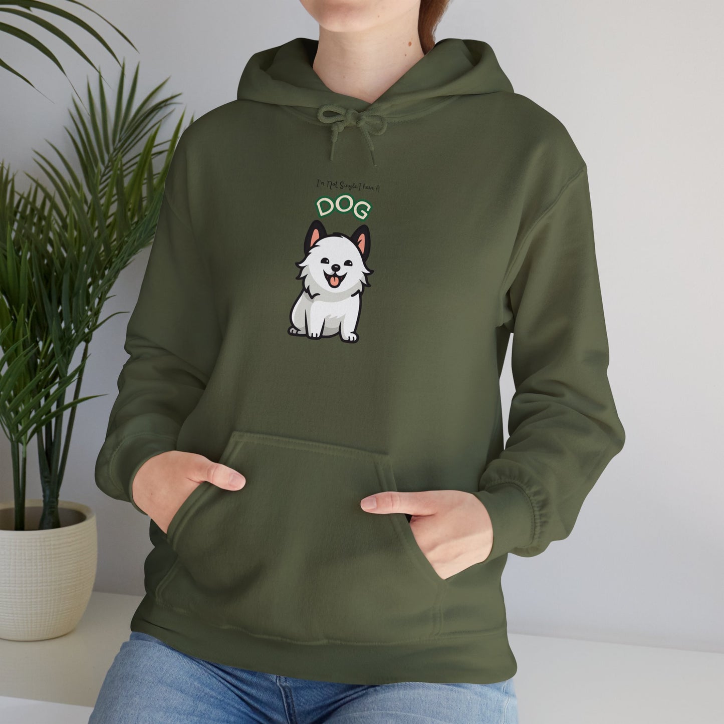 Cute Dog Design Unisex Heavy Blend Hoodie – Perfect Gift for Pet Lovers