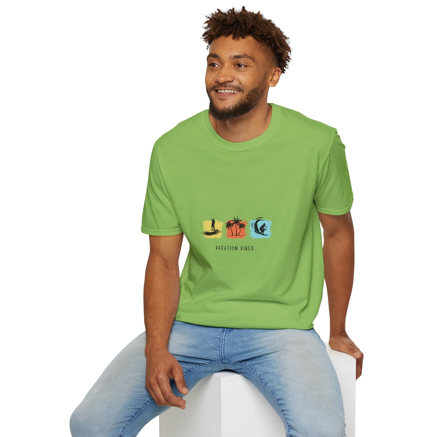 Vacation Vibes Unisex Softstyle T-Shirt - Perfect for Summer Getaways