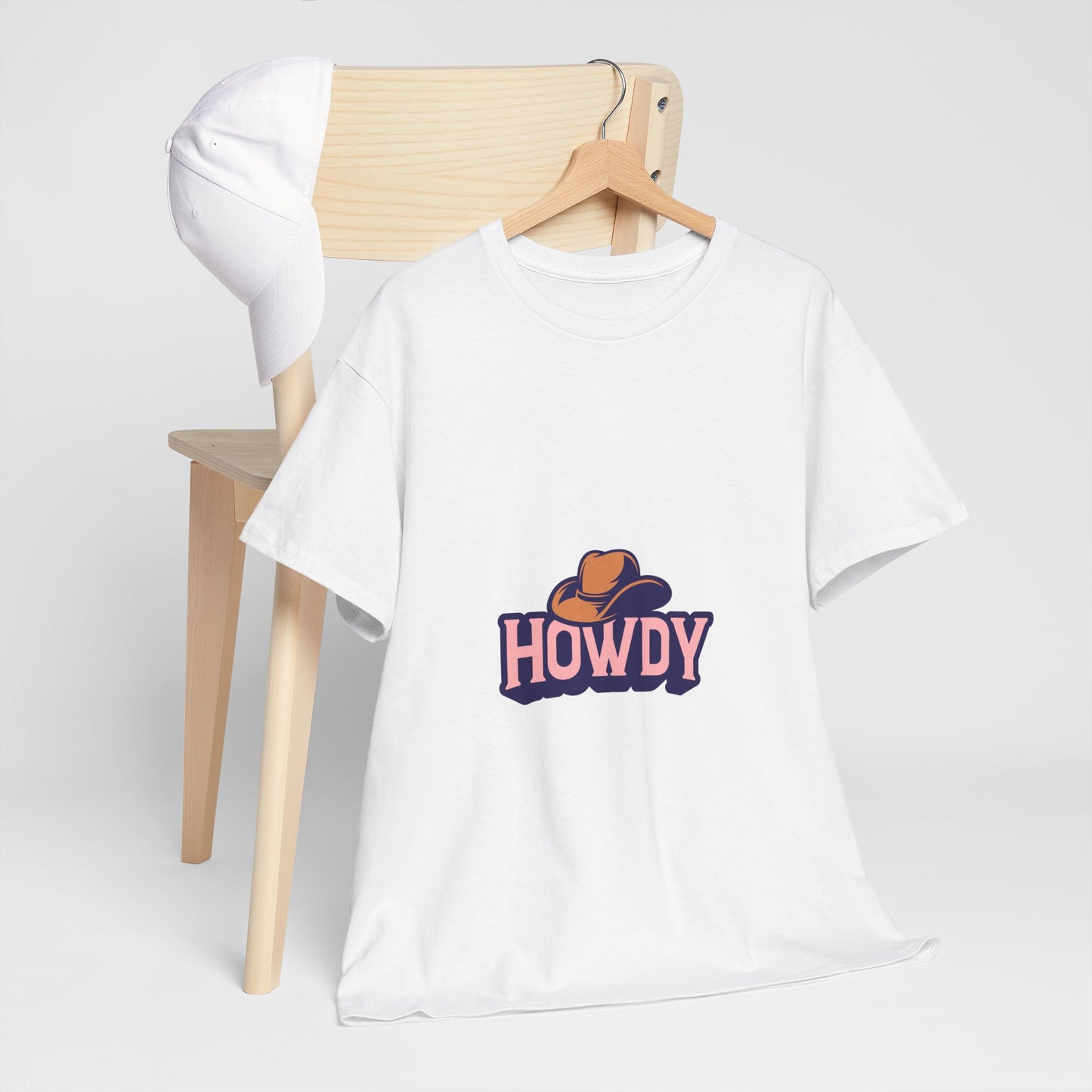 Howdy Unisex Heavy Cotton Tee - Casual and Fun T-Shirt for Everyday Wear