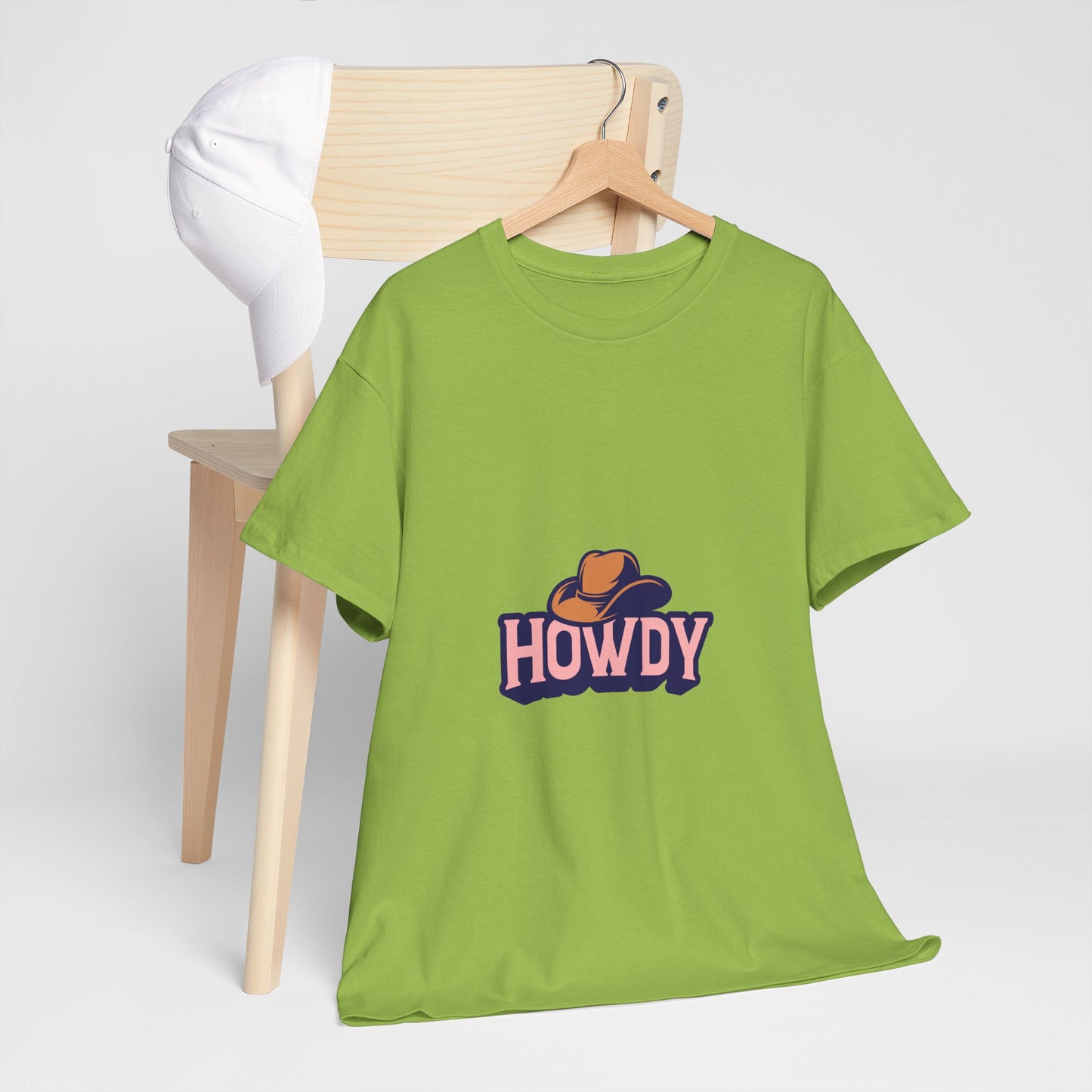 Howdy Unisex Heavy Cotton Tee - Casual and Fun T-Shirt for Everyday Wear