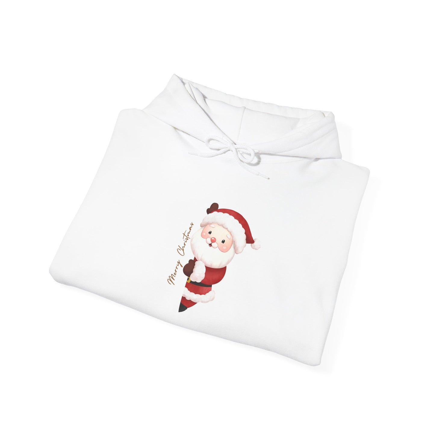 Santa Claus Hooded Sweatshirt - Cozy Christmas Unisex Pullover