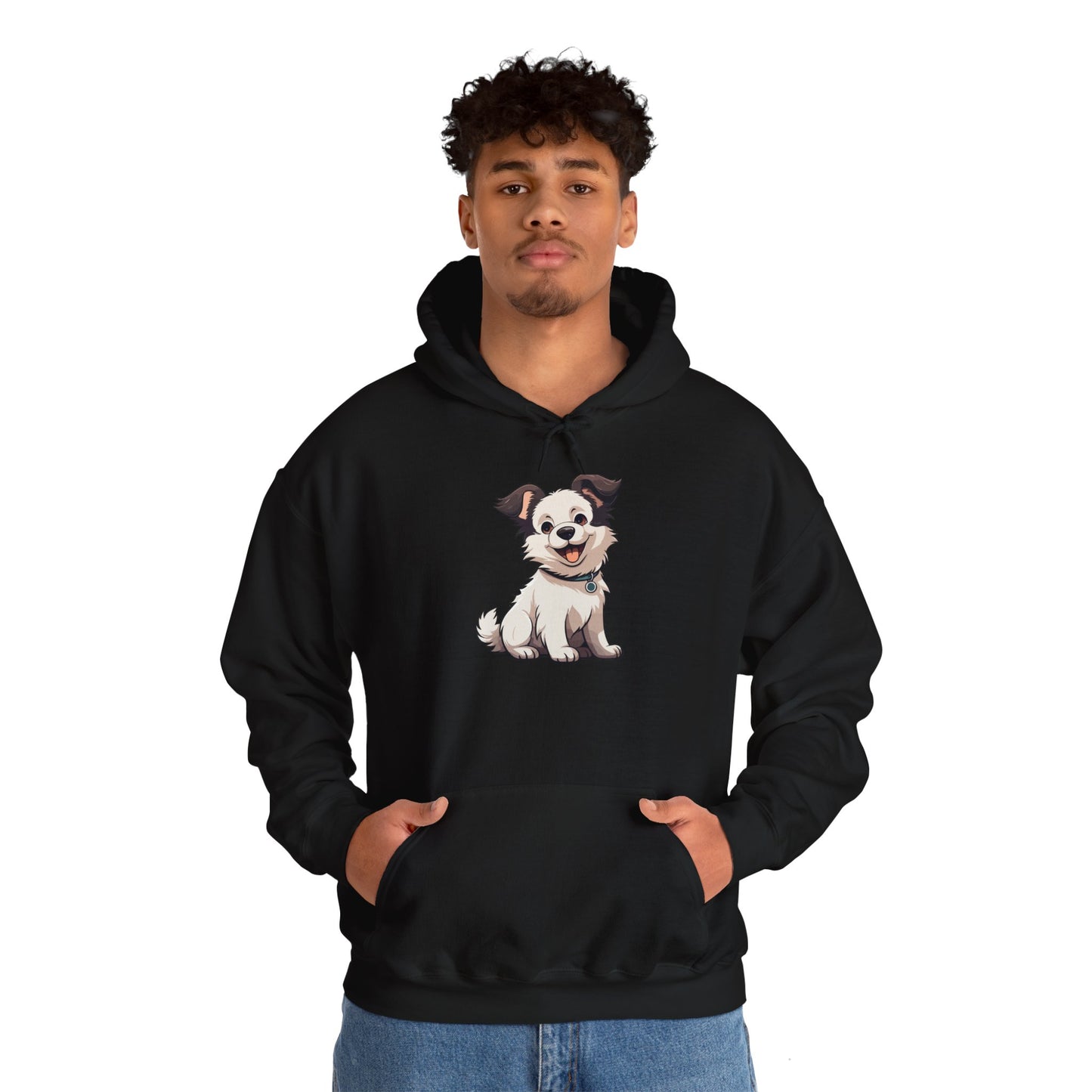 Cute Dog Graphic Unisex Hoodie - Perfect for Pet Lovers