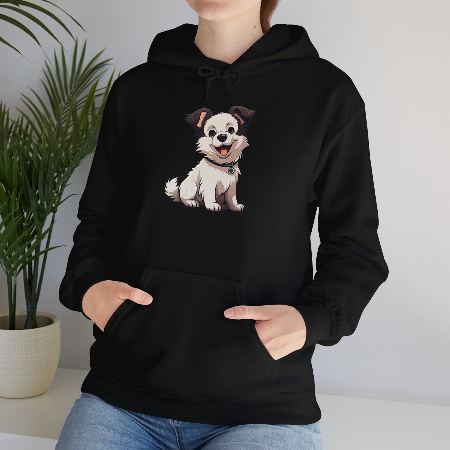 Cute Dog Graphic Unisex Hoodie - Perfect for Pet Lovers