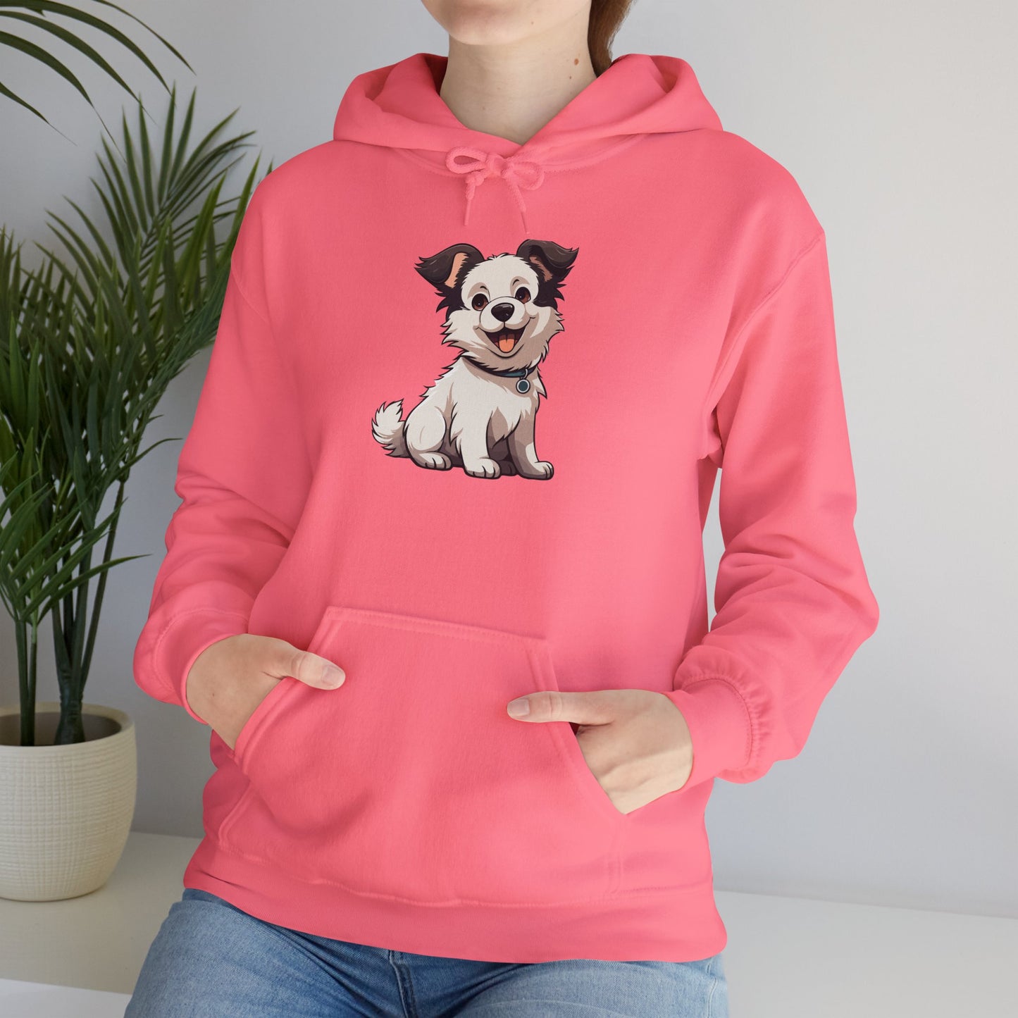 Cute Dog Graphic Unisex Hoodie - Perfect for Pet Lovers