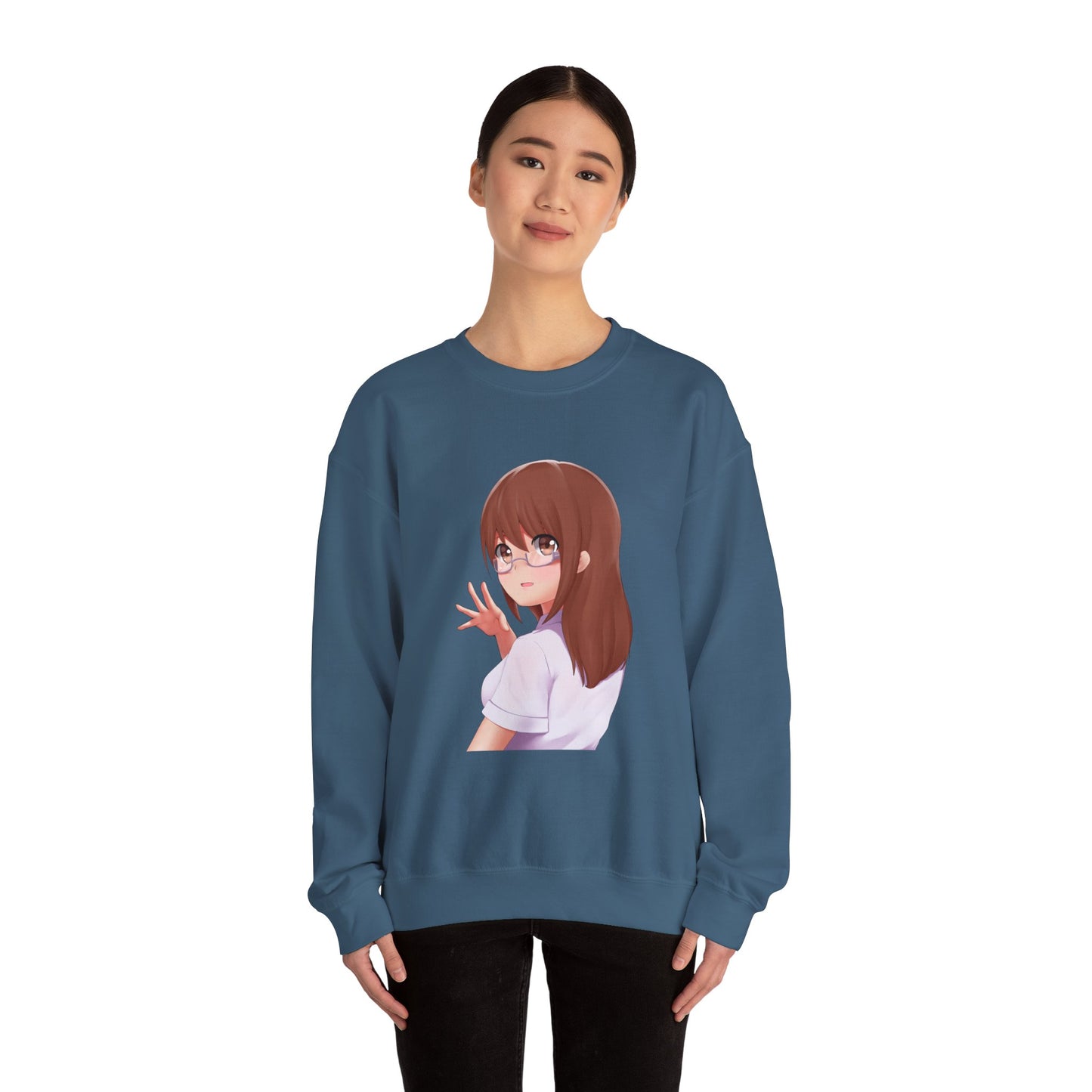 Anime-Inspired Women Heavy Blend™ Crewneck Sweatshirt - Perfect for Cozy Days