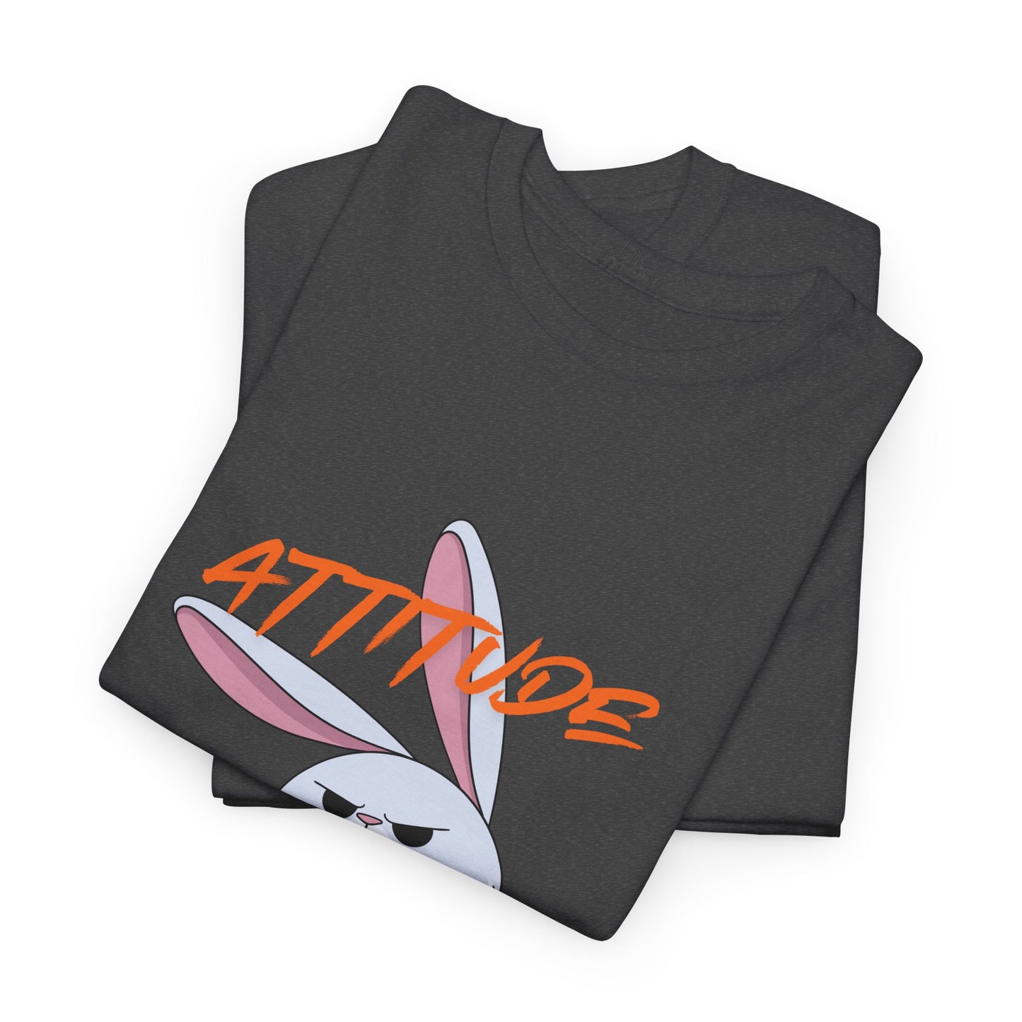 Attitude Rabbit Unisex Heavy Cotton Tee