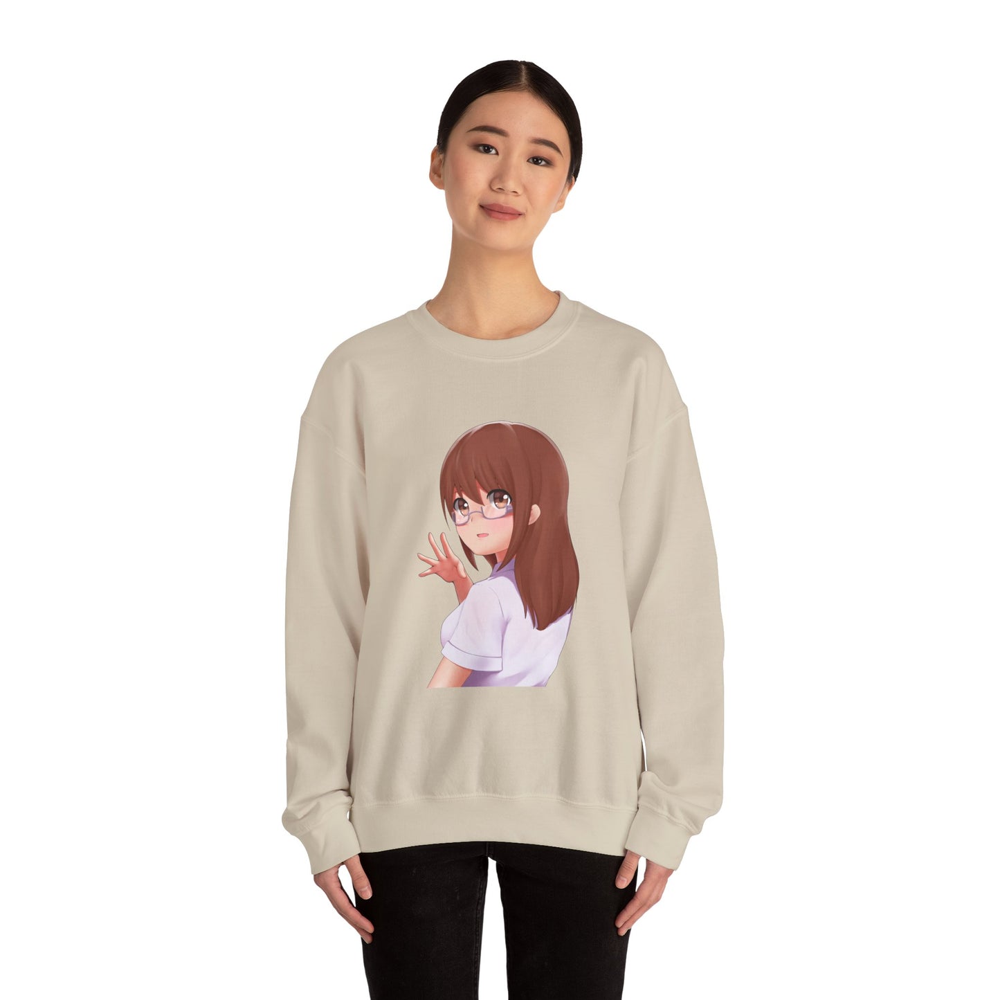 Anime-Inspired Women Heavy Blend™ Crewneck Sweatshirt - Perfect for Cozy Days