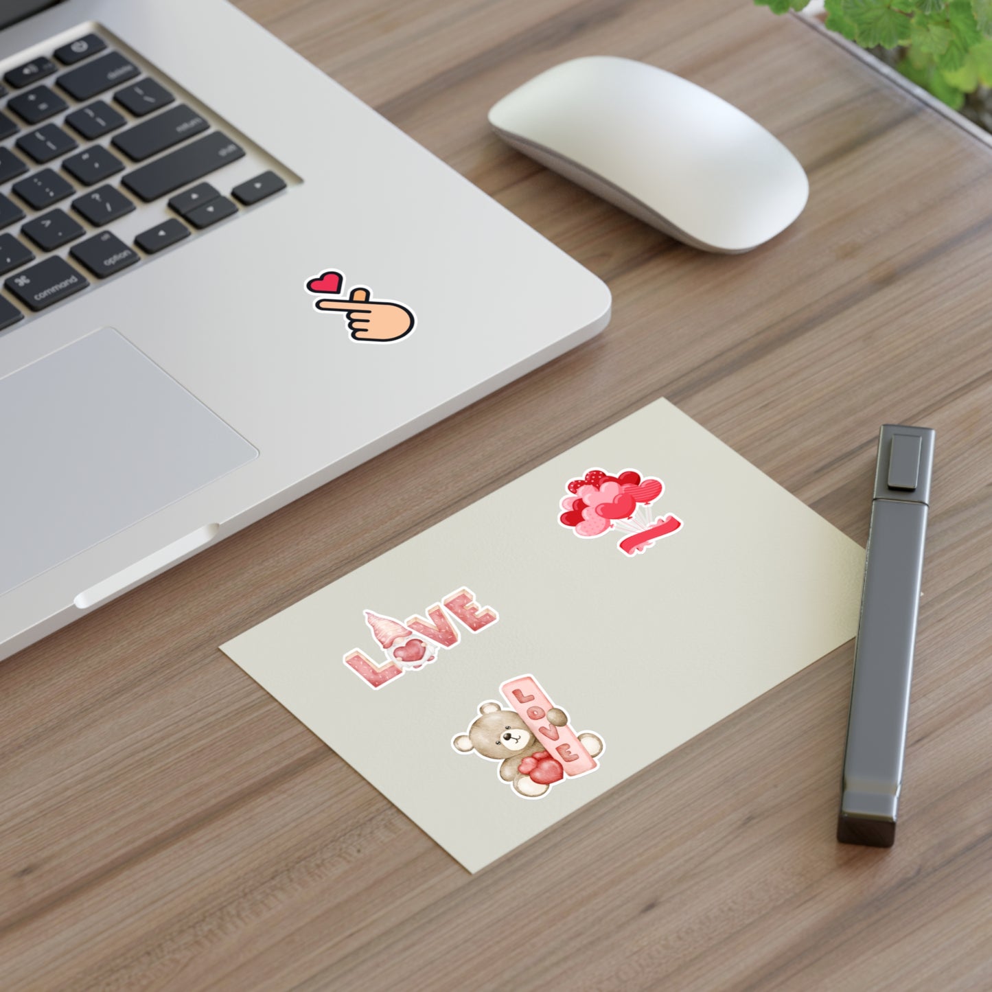 Cute Love-Themed Sticker Sheets for Crafts & Personalization