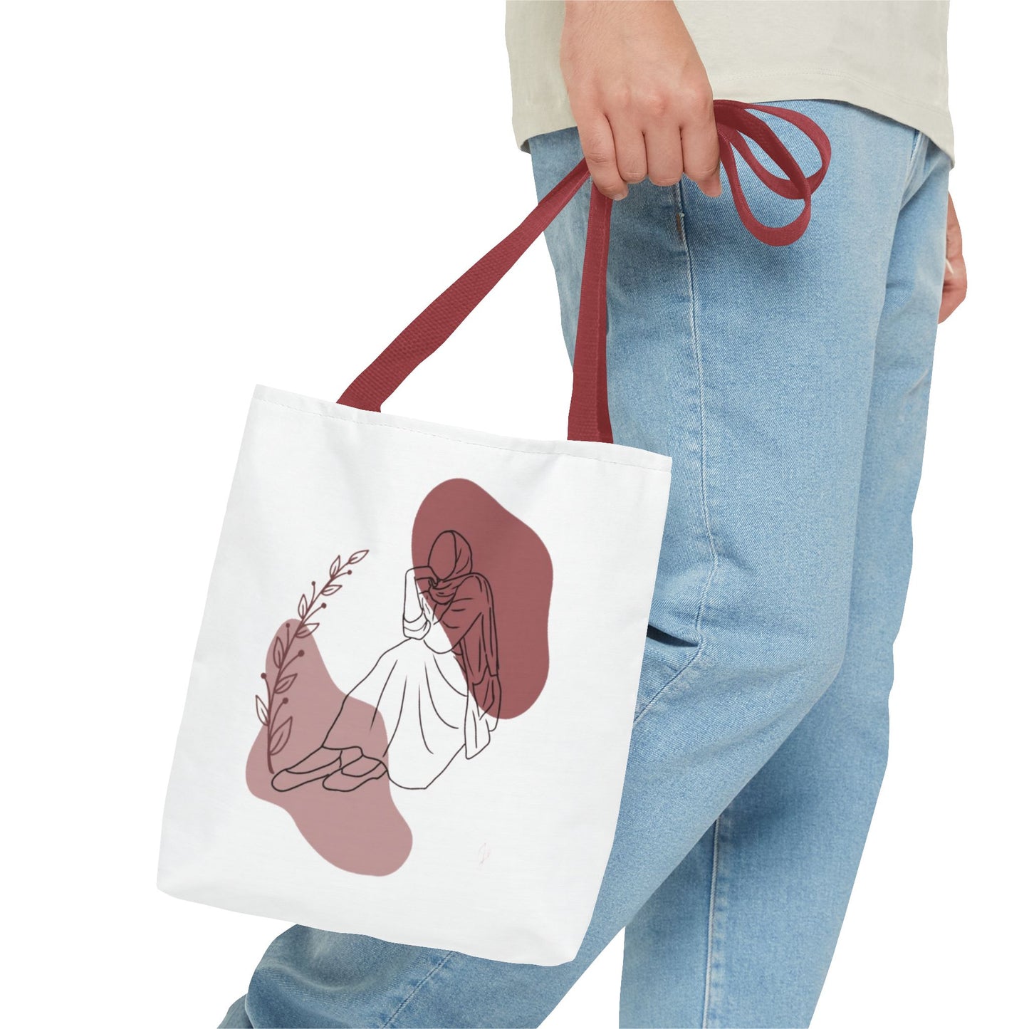 Artistic Minimalist Tote Bag - Elegant Design for Everyday Use