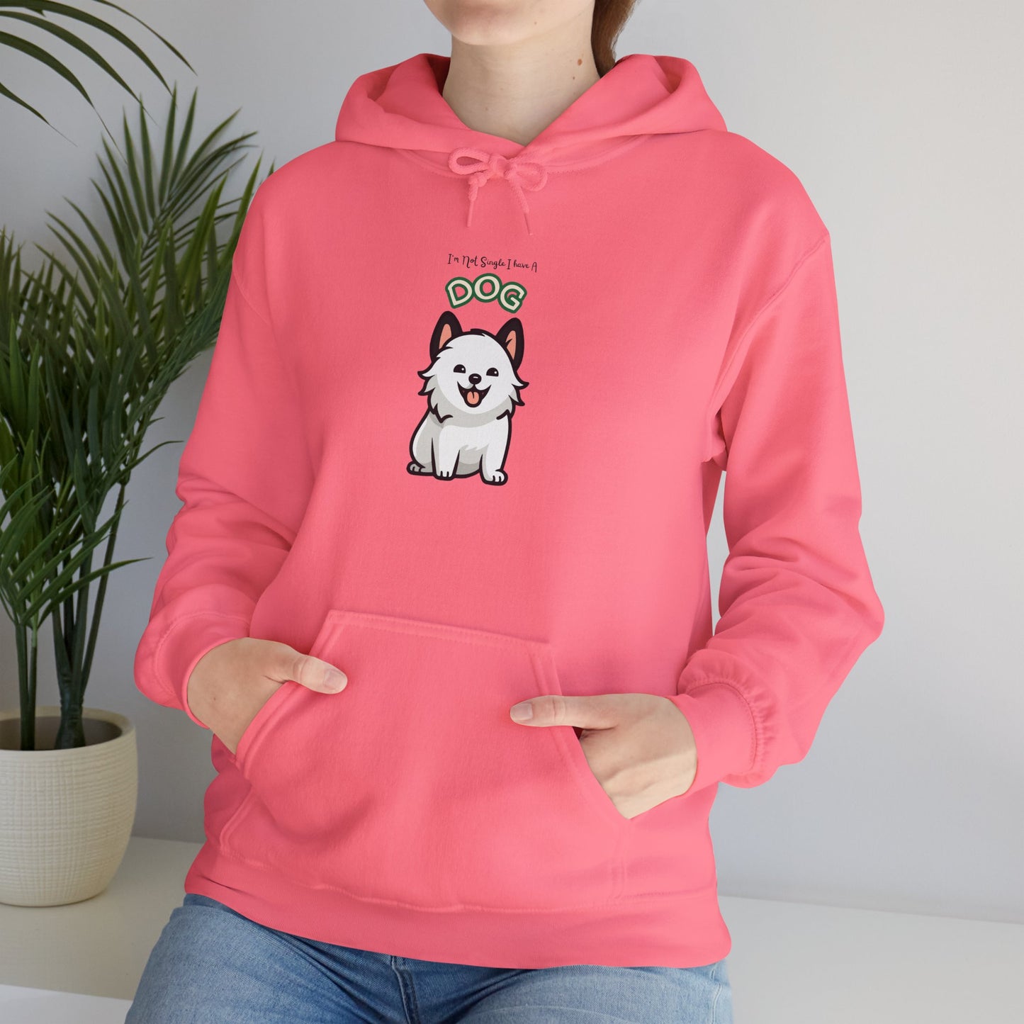 Cute Dog Design Unisex Heavy Blend Hoodie – Perfect Gift for Pet Lovers