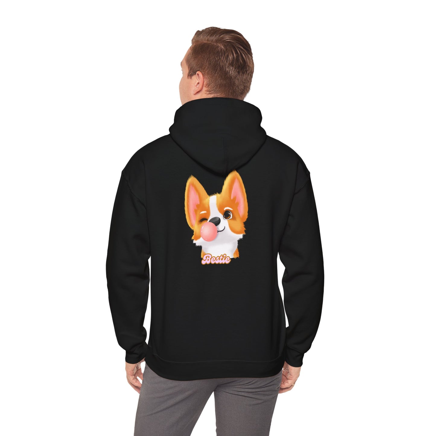 Corgi Paw Print Hoodie