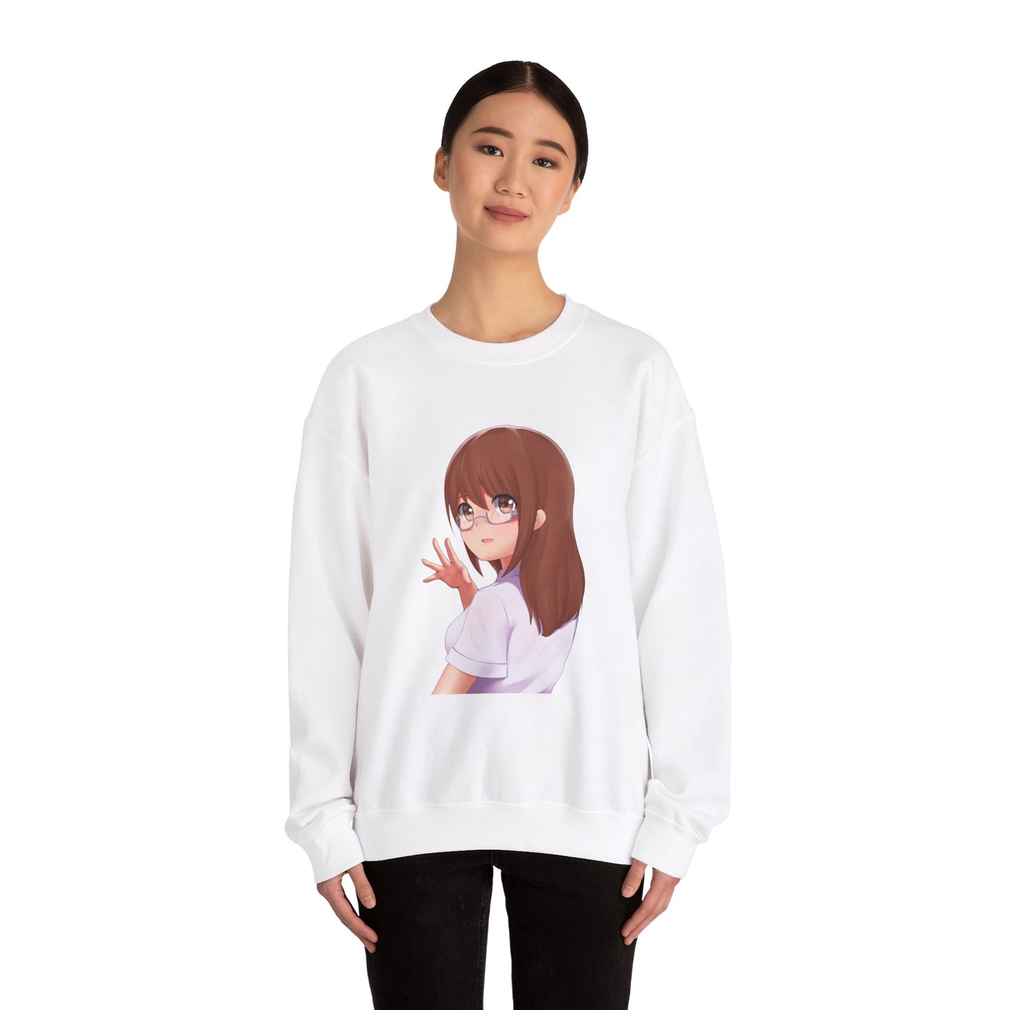 Anime-Inspired Women Heavy Blend™ Crewneck Sweatshirt - Perfect for Cozy Days