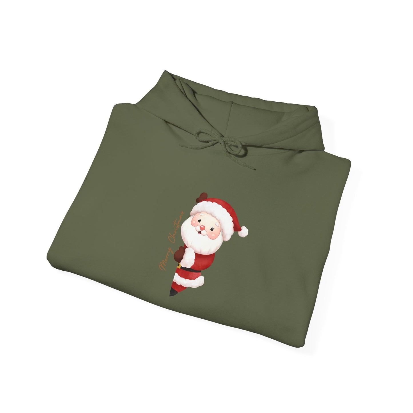 Santa Claus Hooded Sweatshirt - Cozy Christmas Unisex Pullover