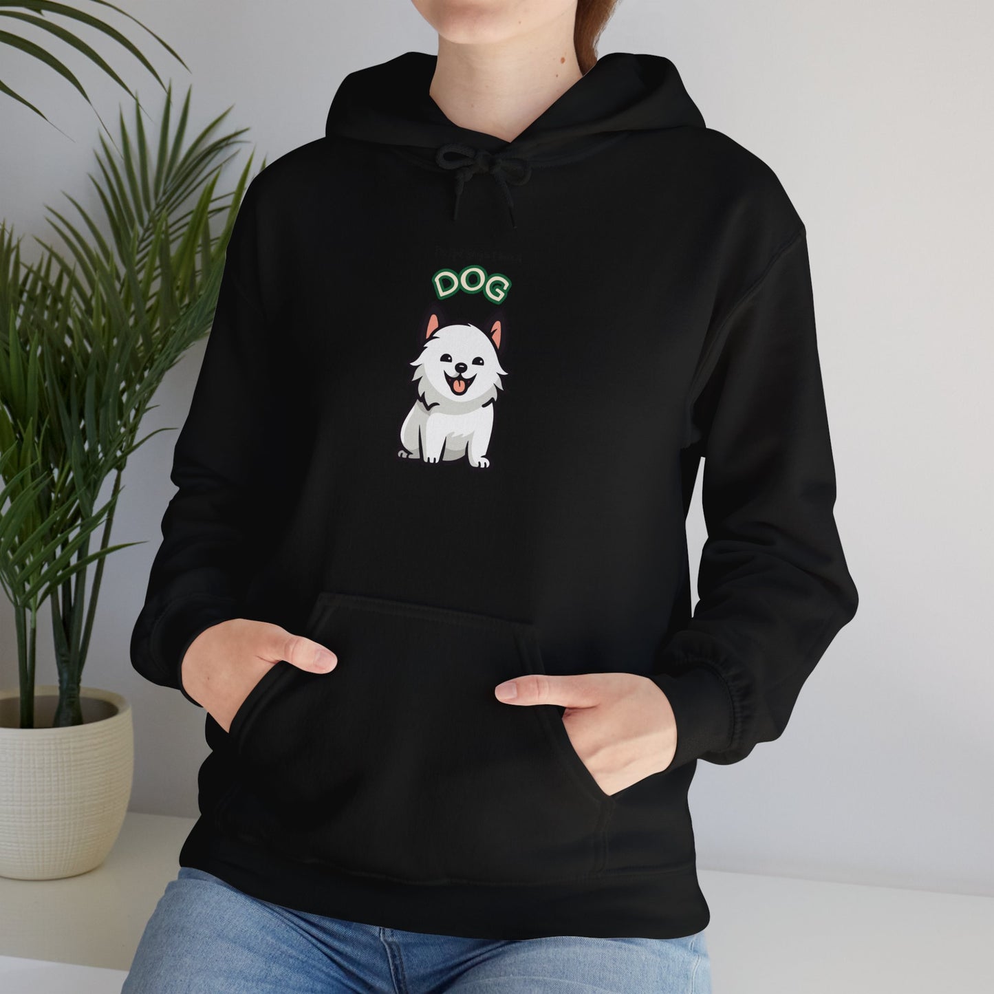 Cute Dog Design Unisex Heavy Blend Hoodie – Perfect Gift for Pet Lovers