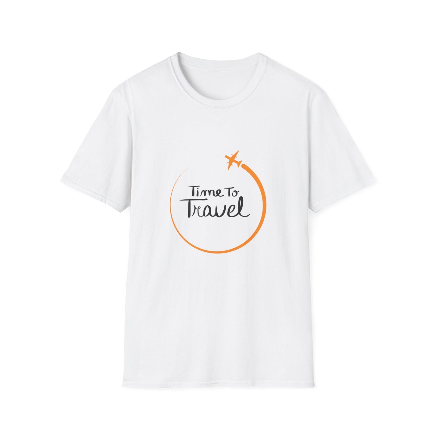 Unisex Travel T-Shirt - "Time To Travel" Graphic Tee