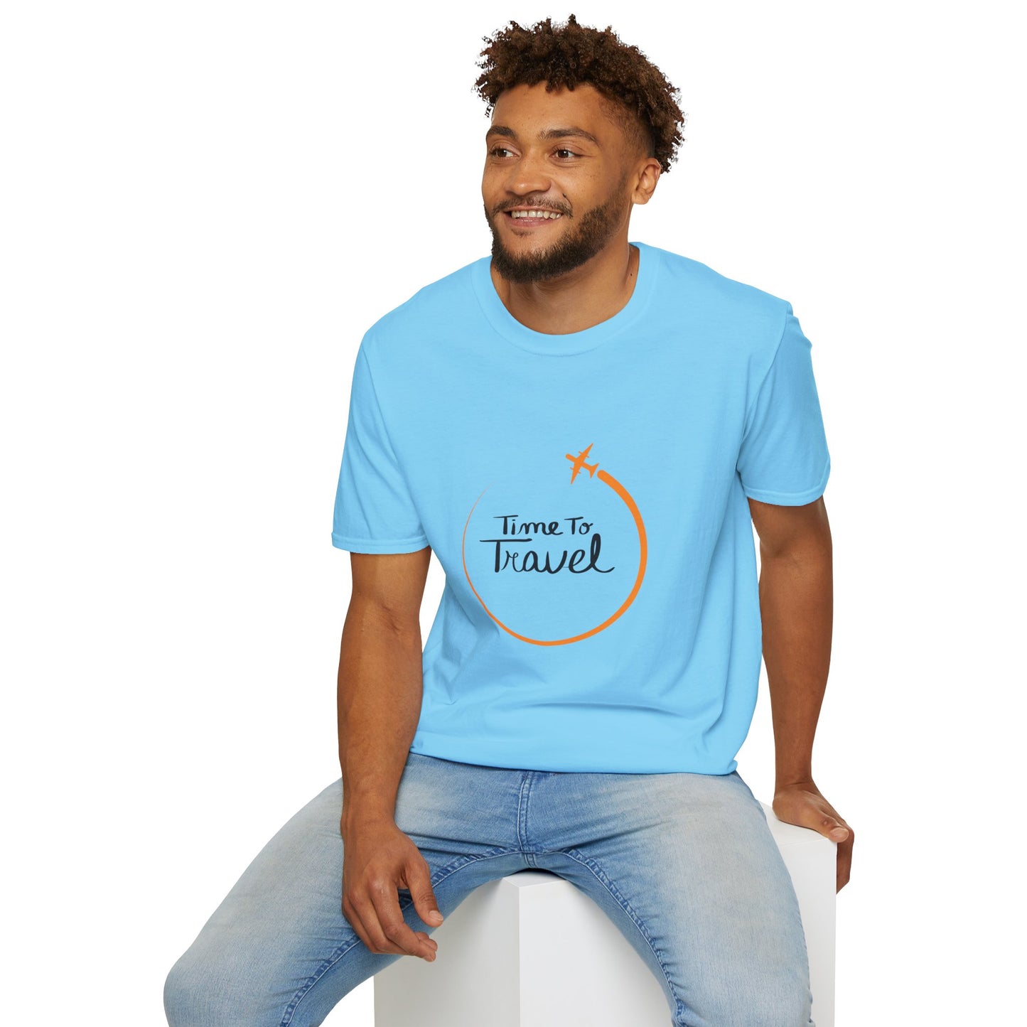 Unisex Travel T-Shirt - "Time To Travel" Graphic Tee