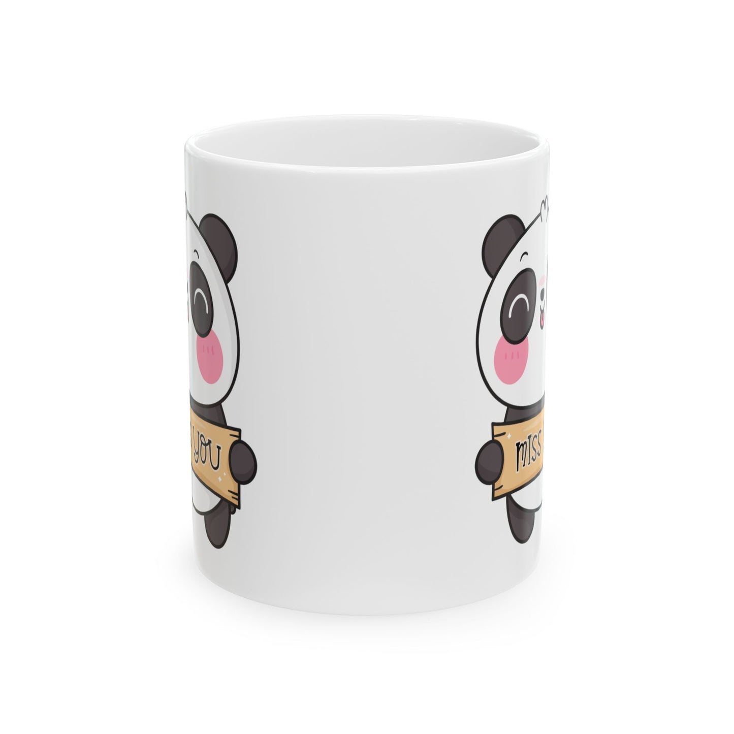 Cute Panda Ceramic Mug - 11oz & 15oz - Perfect Gift for Animal Lovers