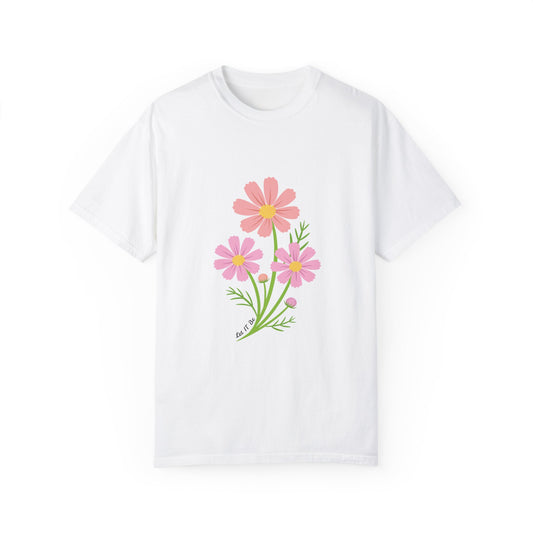 Floral Unisex T-shirt - Vibrant and Comfortable Tee for Garden Parties and Casual Wear