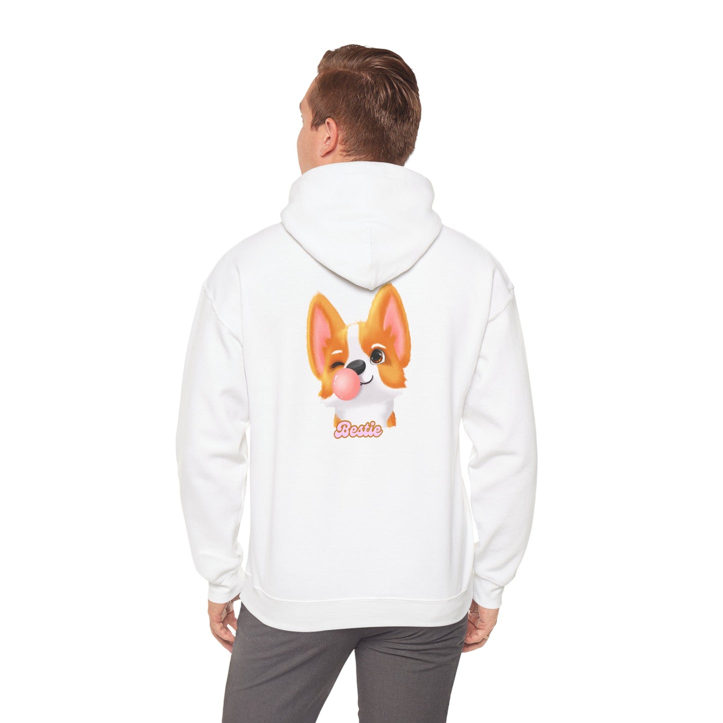 Corgi Paw Print Hoodie