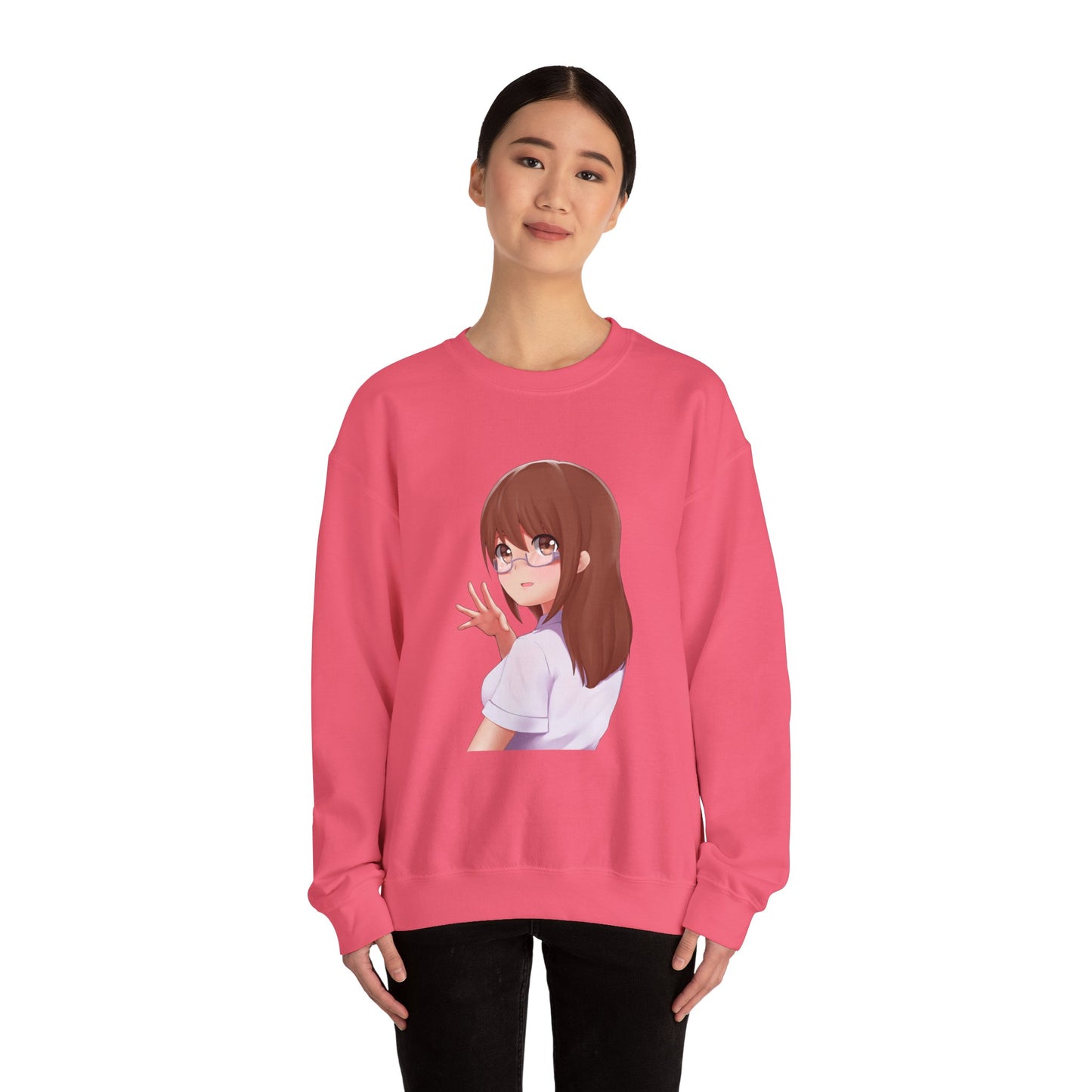 Anime-Inspired Women Heavy Blend™ Crewneck Sweatshirt - Perfect for Cozy Days