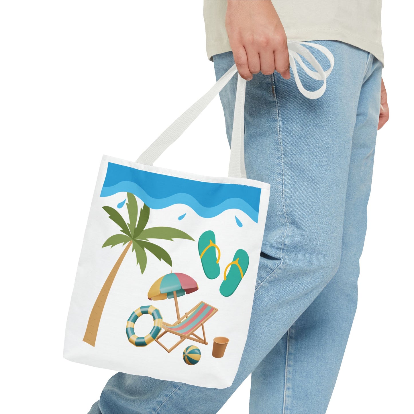 Beach Vibes Tote Bag - Summer Essentials for Fun Days