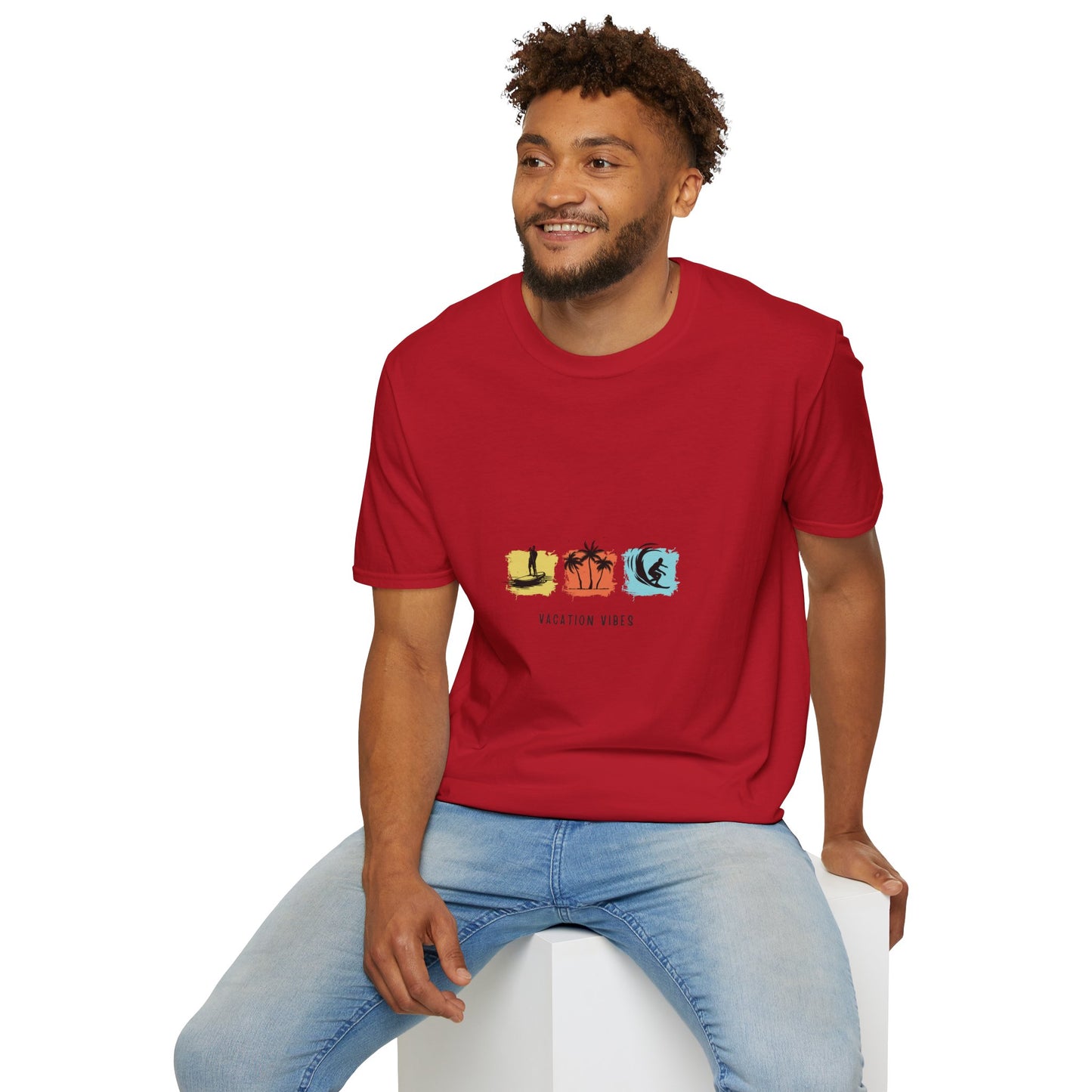 Vacation Vibes Unisex Softstyle T-Shirt - Perfect for Summer Getaways