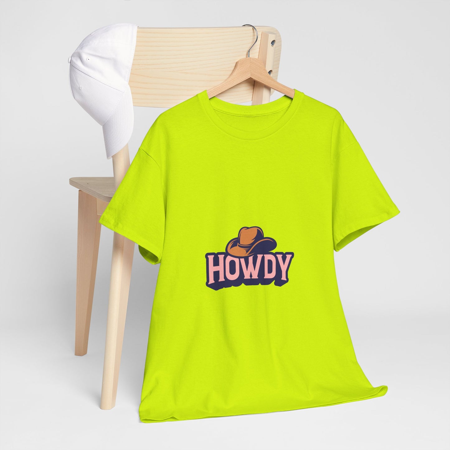 Howdy Unisex Heavy Cotton Tee - Casual and Fun T-Shirt for Everyday Wear