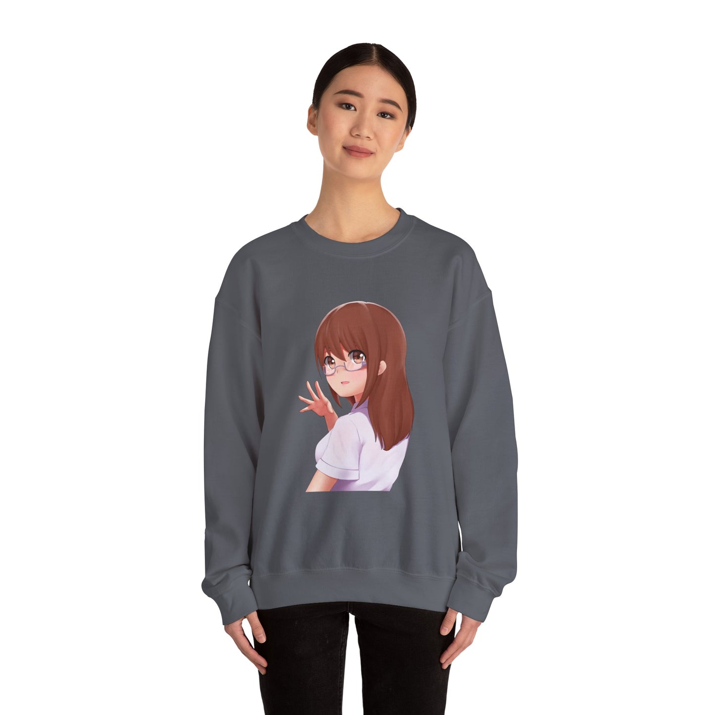 Anime-Inspired Women Heavy Blend™ Crewneck Sweatshirt - Perfect for Cozy Days