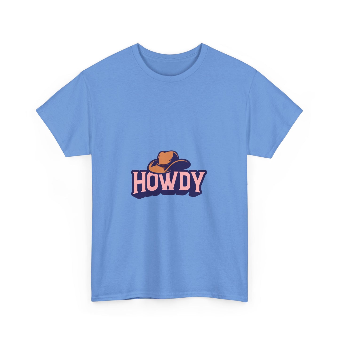 Howdy Unisex Heavy Cotton Tee - Casual and Fun T-Shirt for Everyday Wear