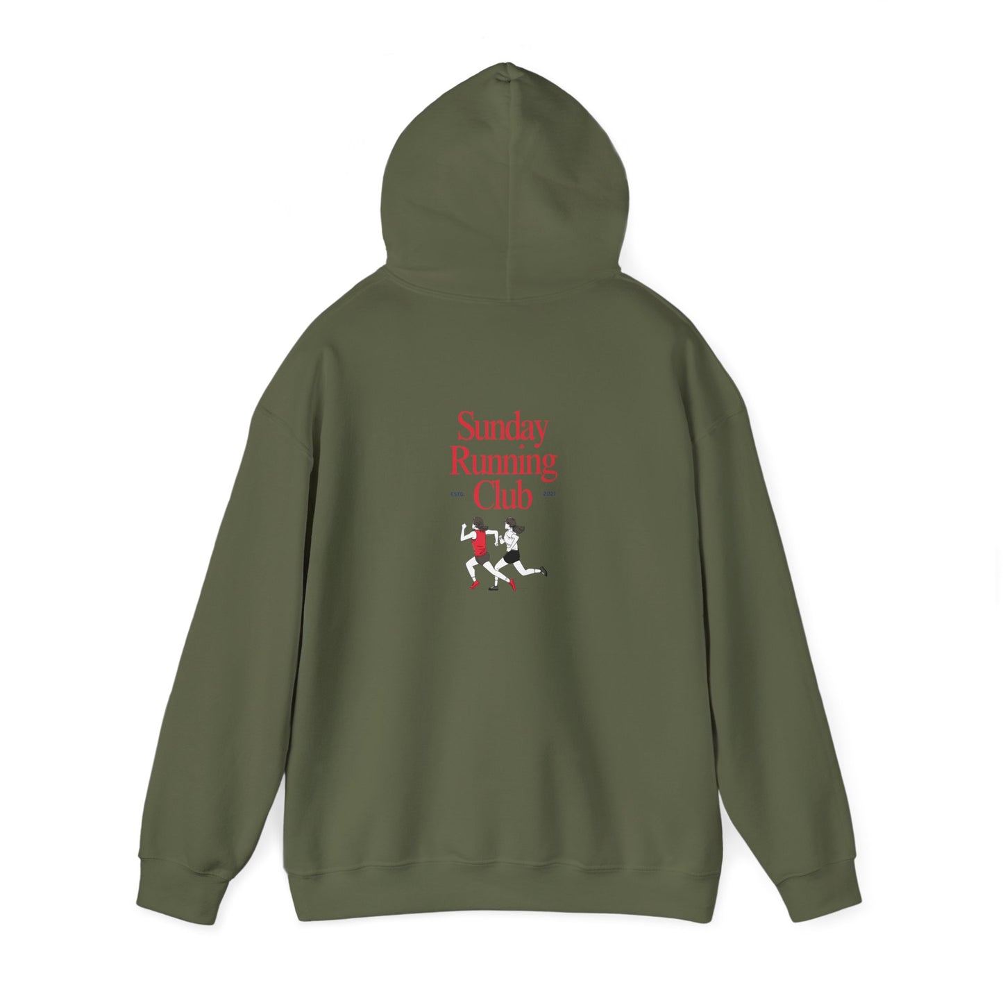 Sunday Running Club Unisex Heavy Blend™ Hooded Sweatshirt - Cozy and Stylish for Runners