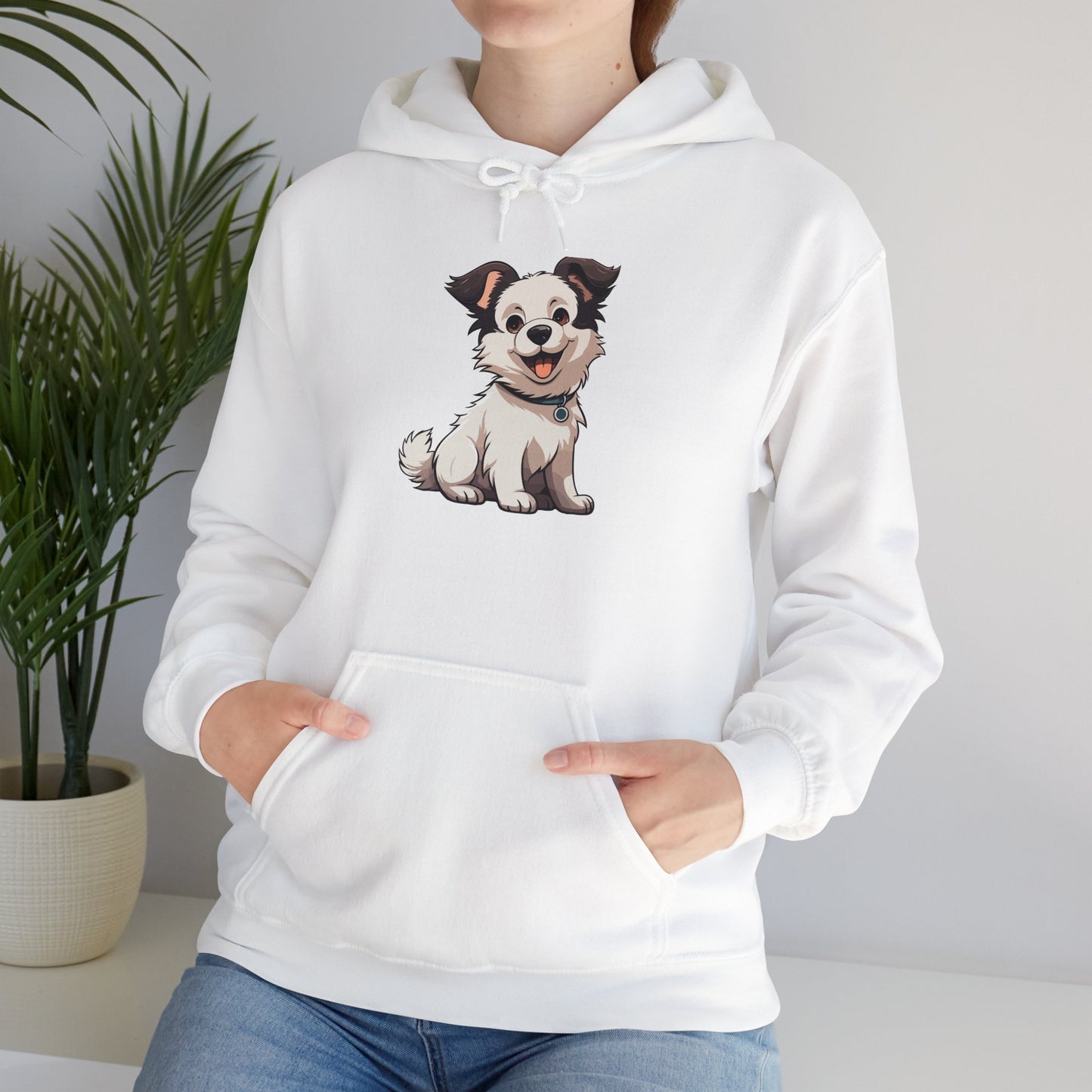 Cute Dog Graphic Unisex Hoodie - Perfect for Pet Lovers