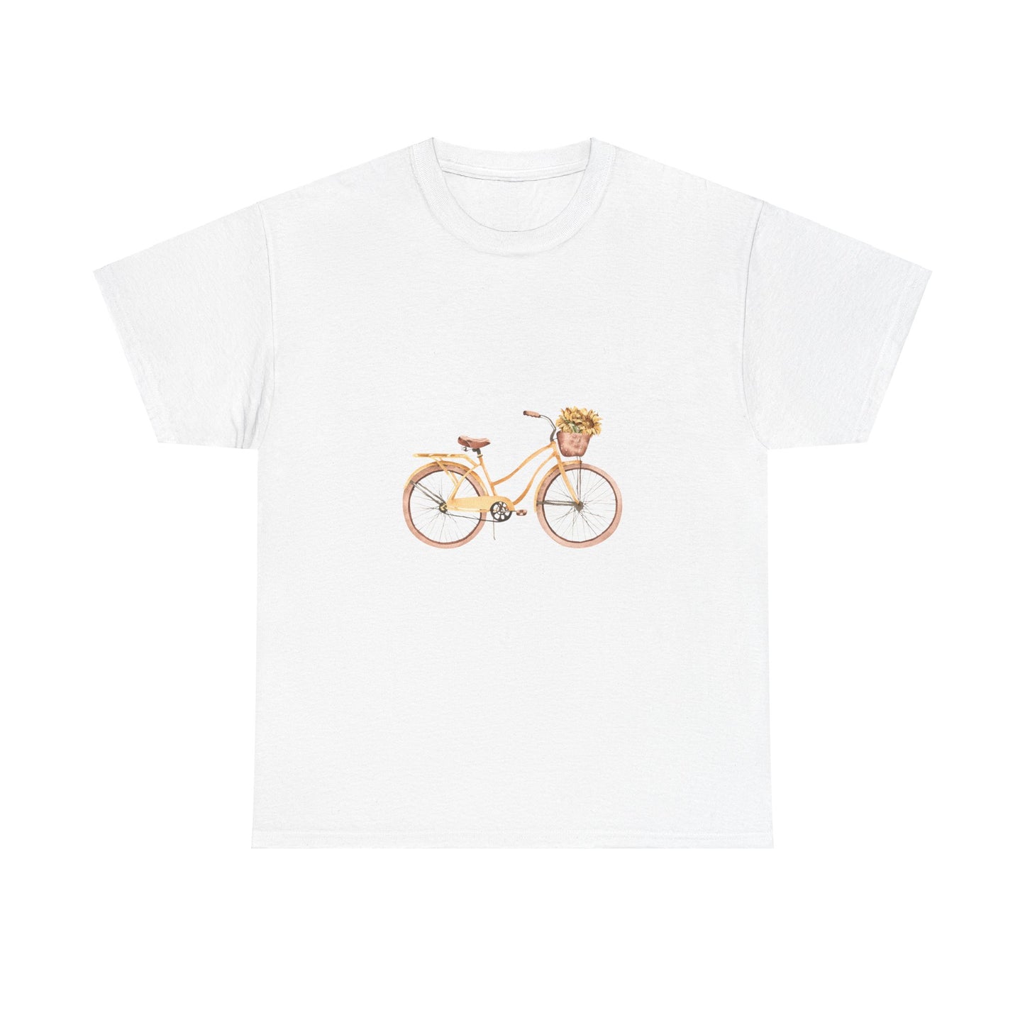 Charming Bicycle Graphic Unisex Heavy Cotton Tee