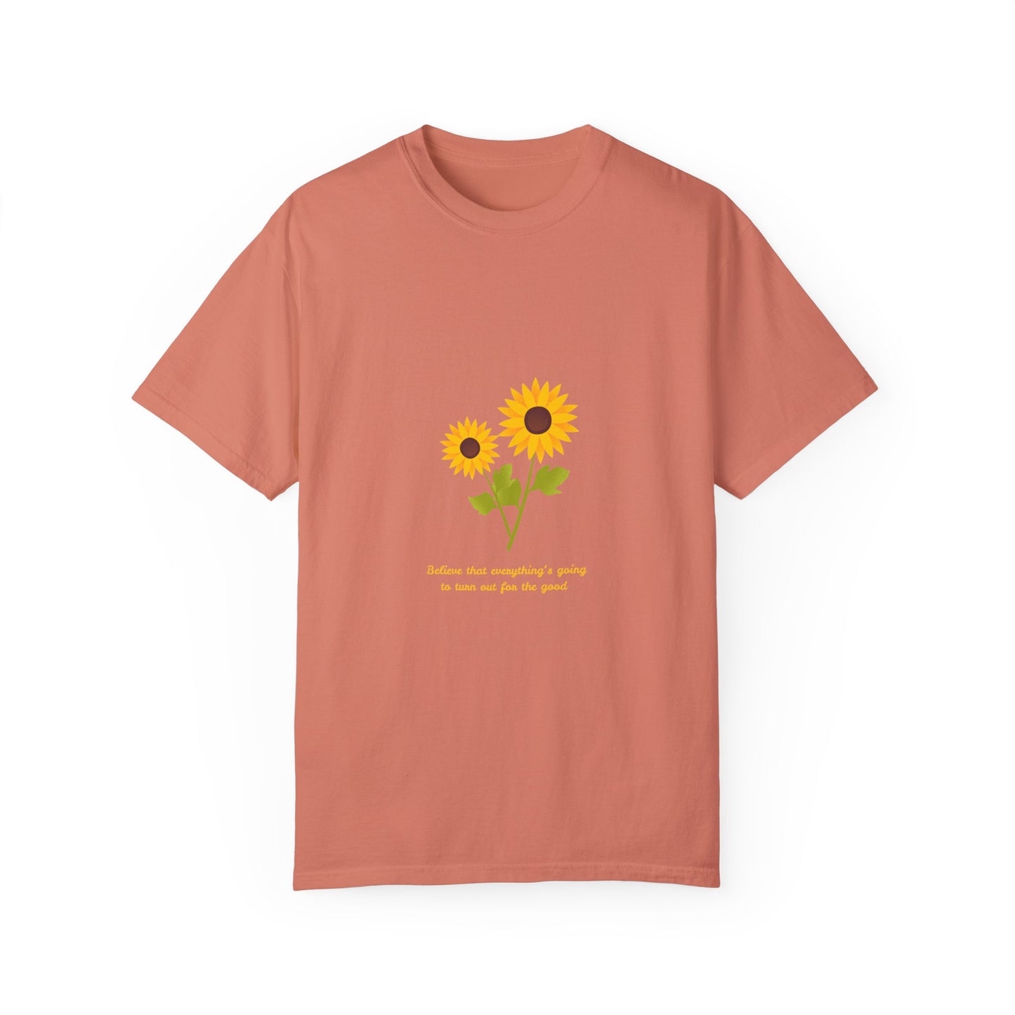 Sunflower Inspirational T-Shirt - Believe in Goodness