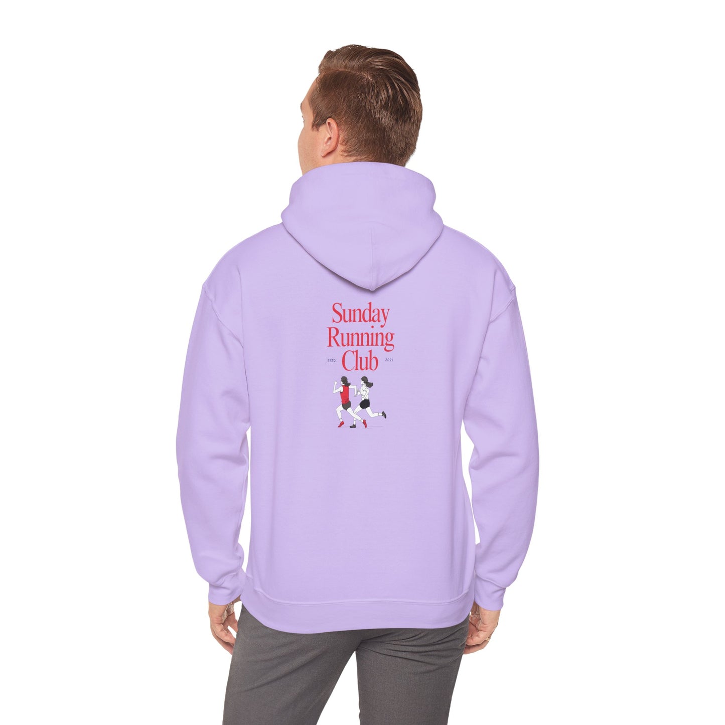 Sunday Running Club Unisex Heavy Blend™ Hooded Sweatshirt - Cozy and Stylish for Runners