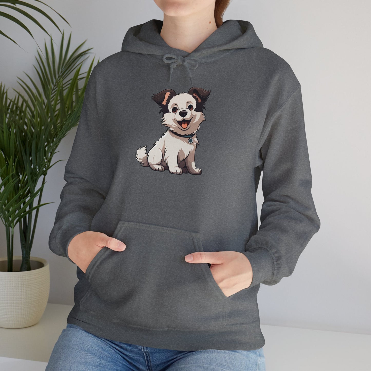 Cute Dog Graphic Unisex Hoodie - Perfect for Pet Lovers