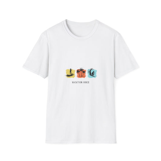 Vacation Vibes Unisex Softstyle T-Shirt - Perfect for Summer Getaways