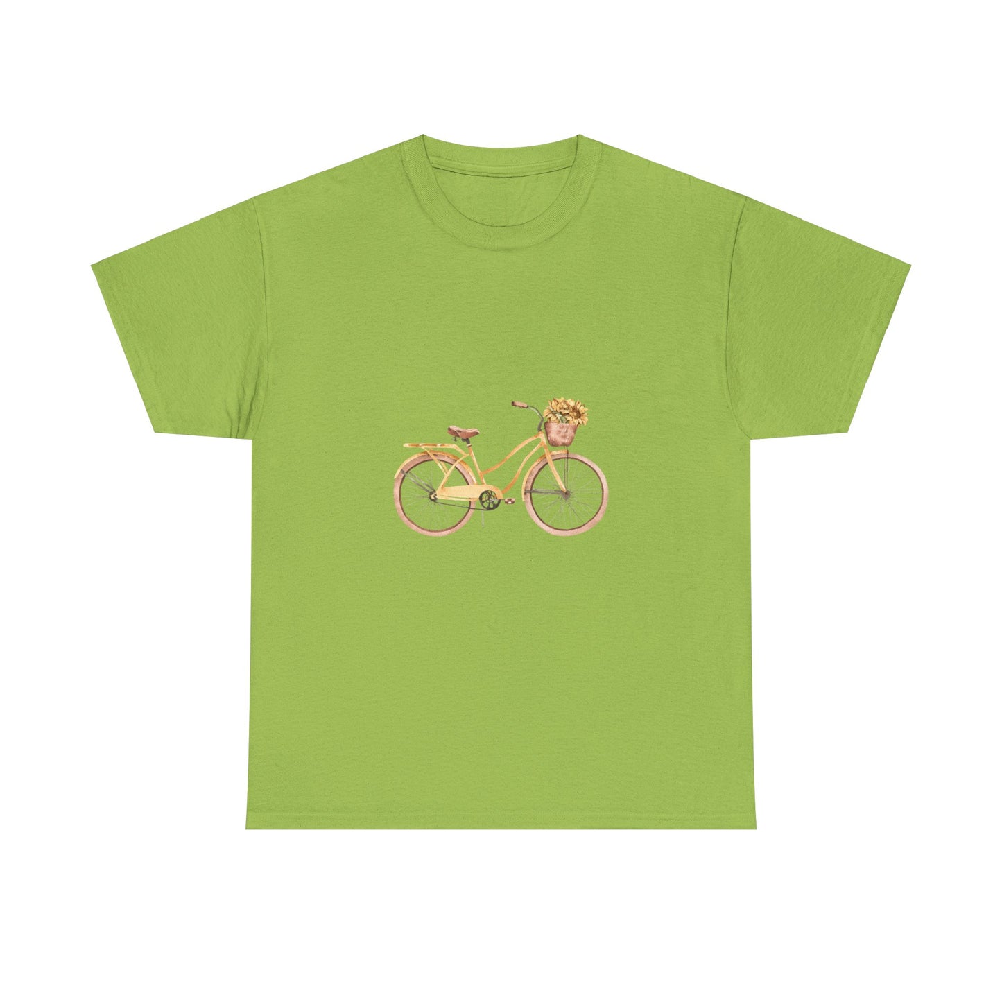 Charming Bicycle Graphic Unisex Heavy Cotton Tee