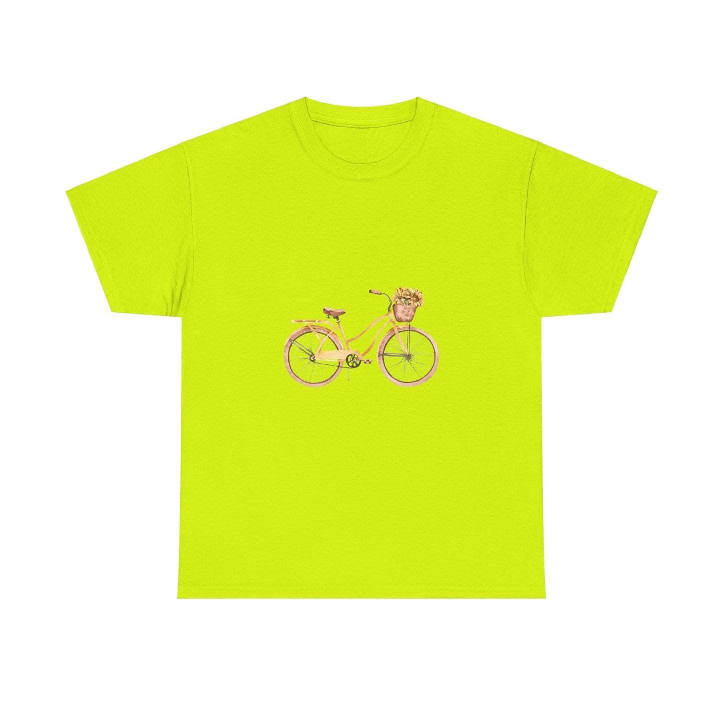 Charming Bicycle Graphic Unisex Heavy Cotton Tee