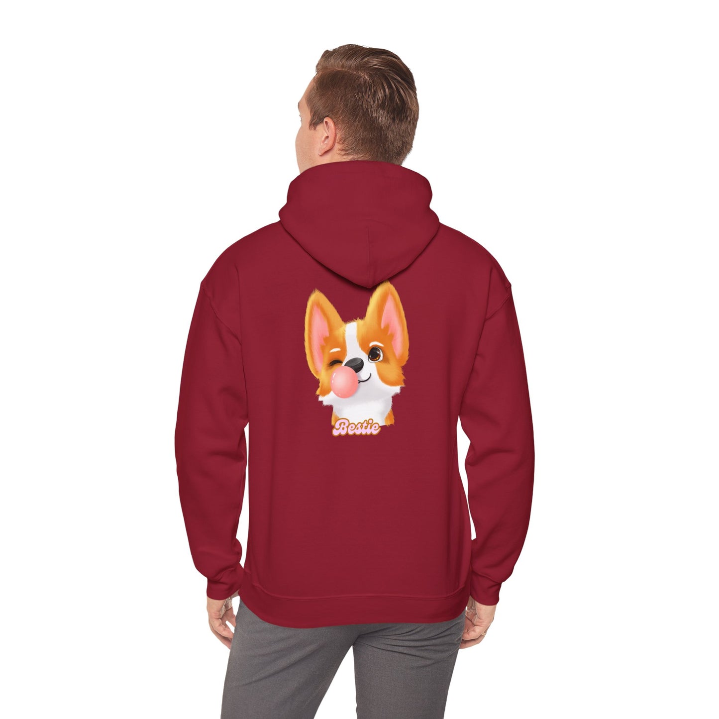 Corgi Paw Print Hoodie