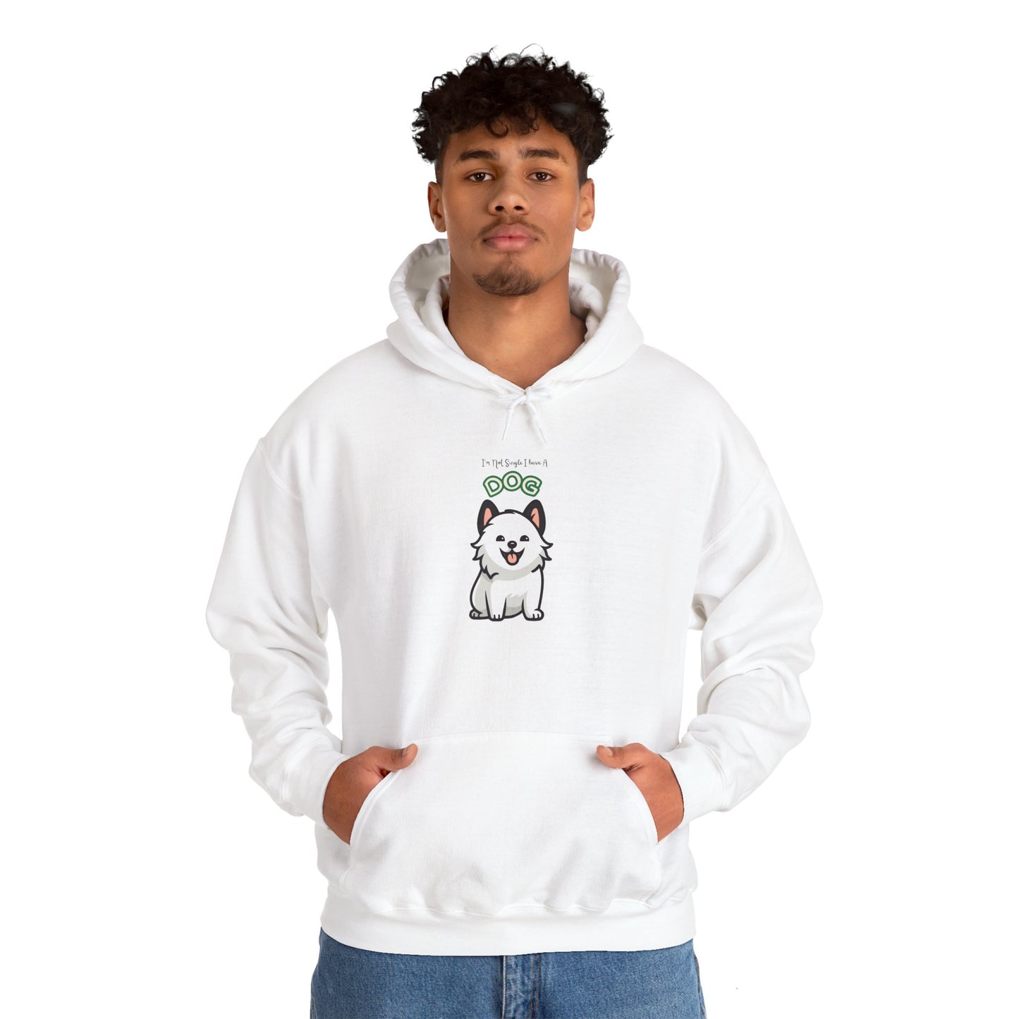 Cute Dog Design Unisex Heavy Blend Hoodie – Perfect Gift for Pet Lovers