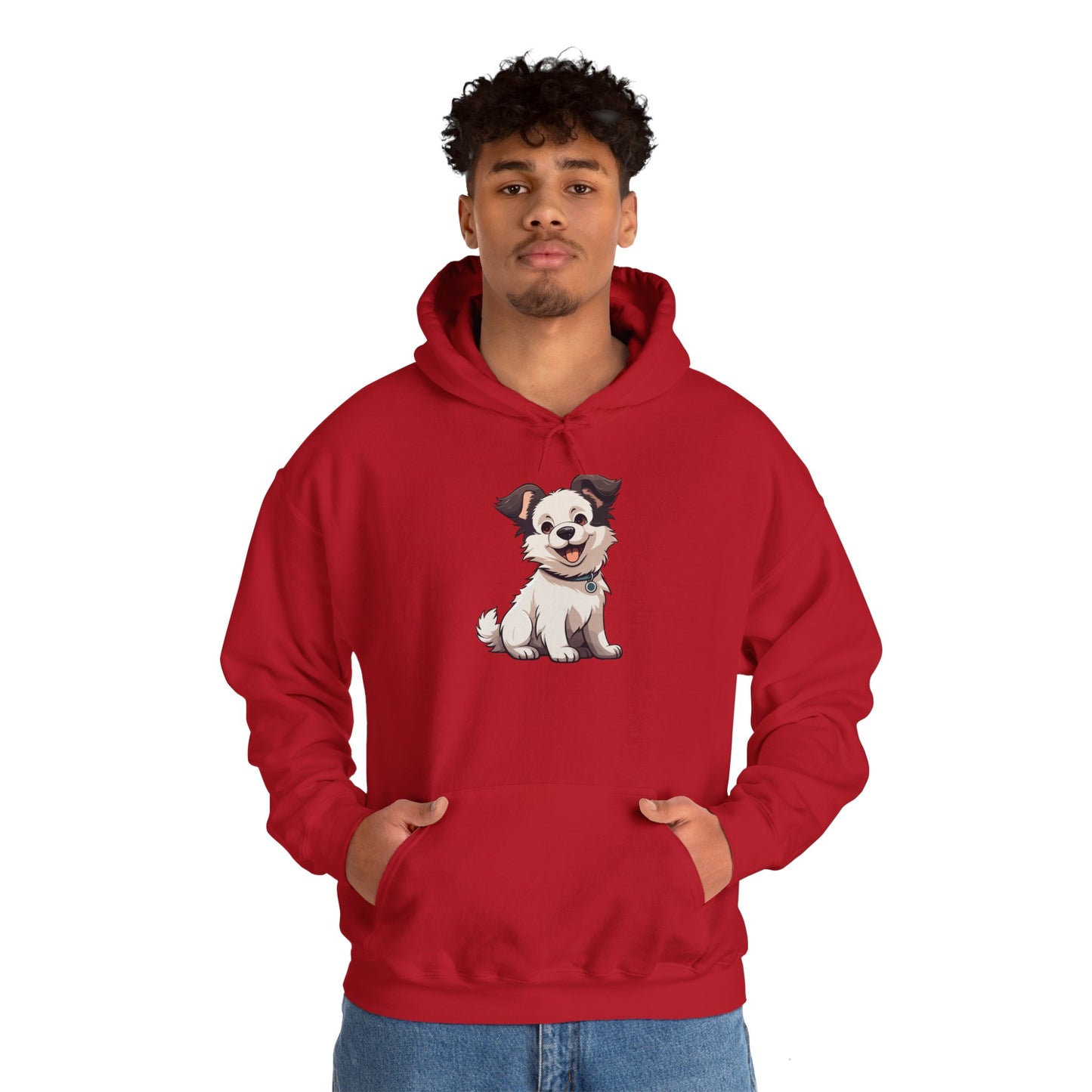 Cute Dog Graphic Unisex Hoodie - Perfect for Pet Lovers