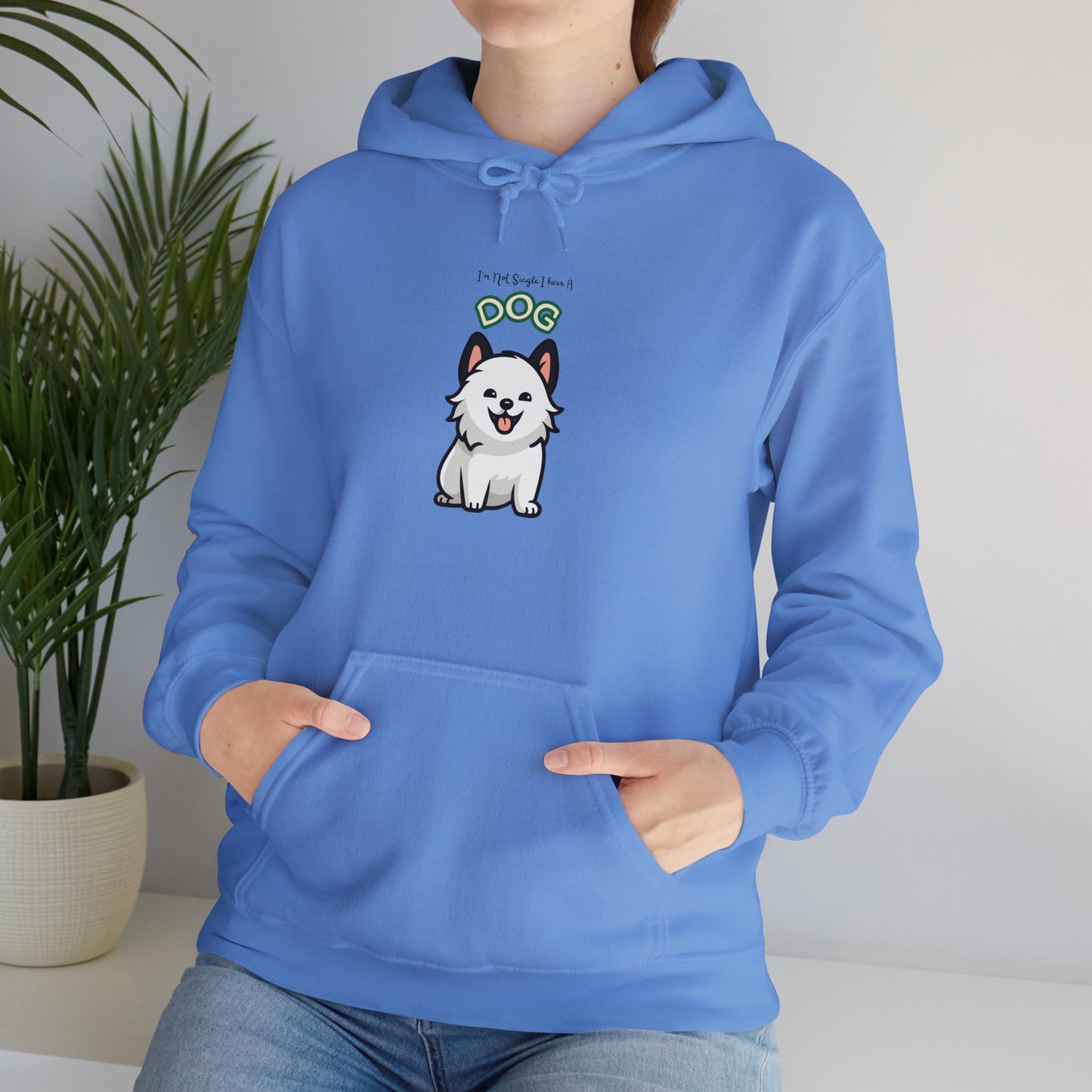 Cute Dog Design Unisex Heavy Blend Hoodie – Perfect Gift for Pet Lovers