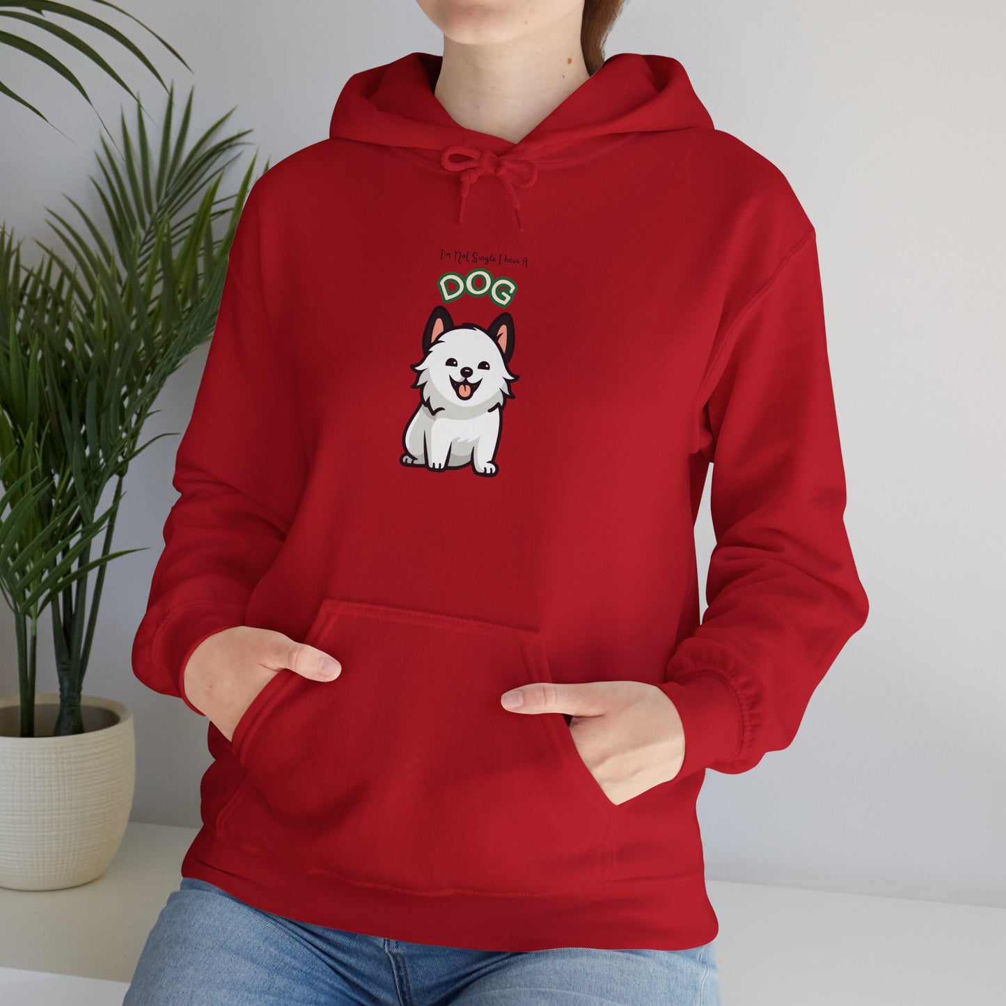 Cute Dog Design Unisex Heavy Blend Hoodie – Perfect Gift for Pet Lovers