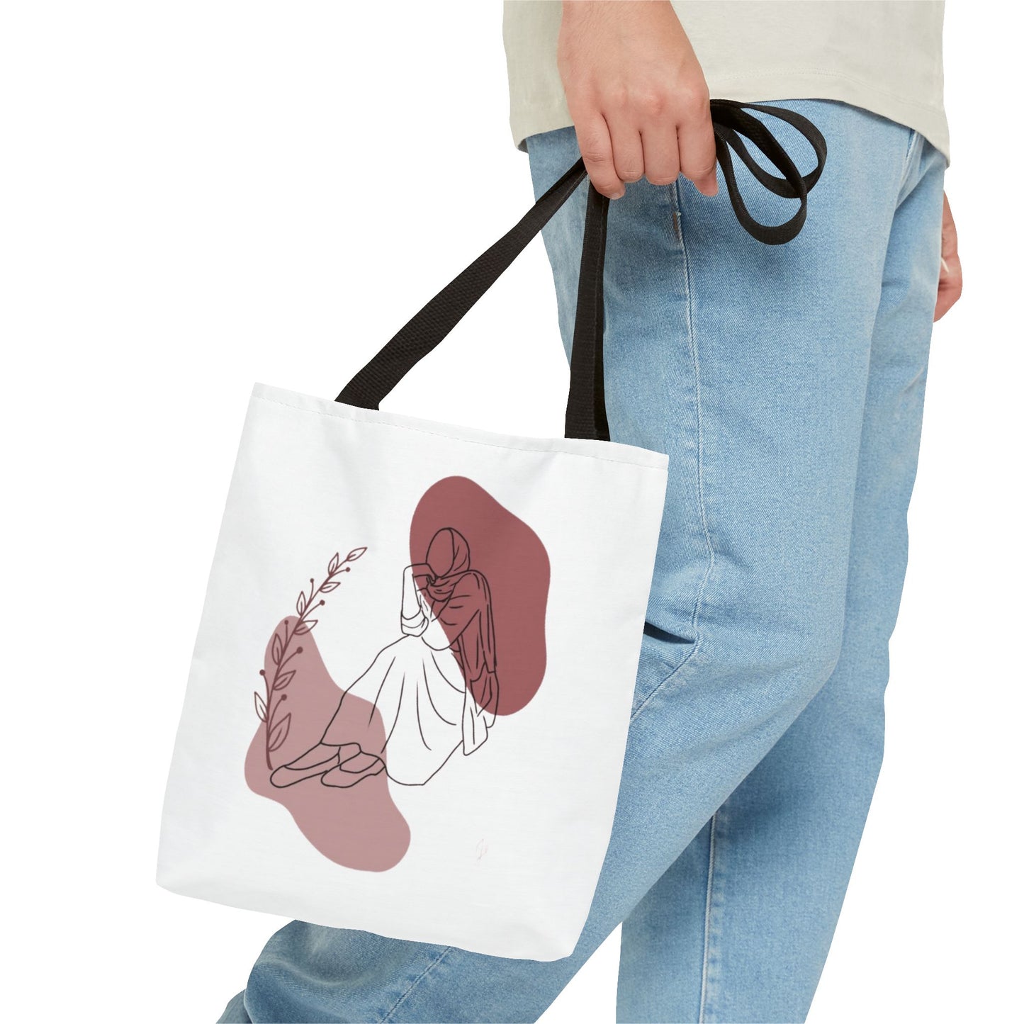 Artistic Minimalist Tote Bag - Elegant Design for Everyday Use