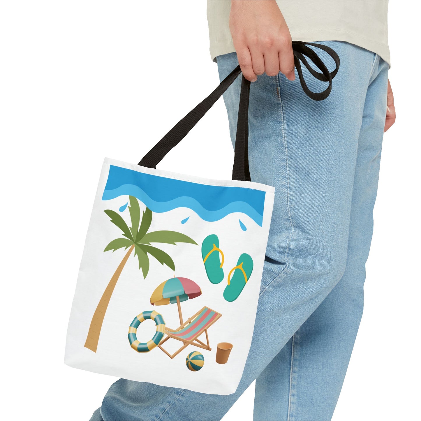 Beach Vibes Tote Bag - Summer Essentials for Fun Days