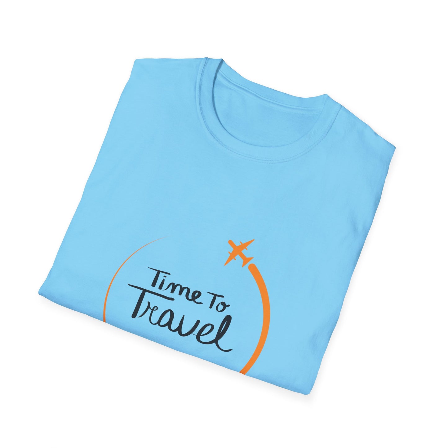 Unisex Travel T-Shirt - "Time To Travel" Graphic Tee