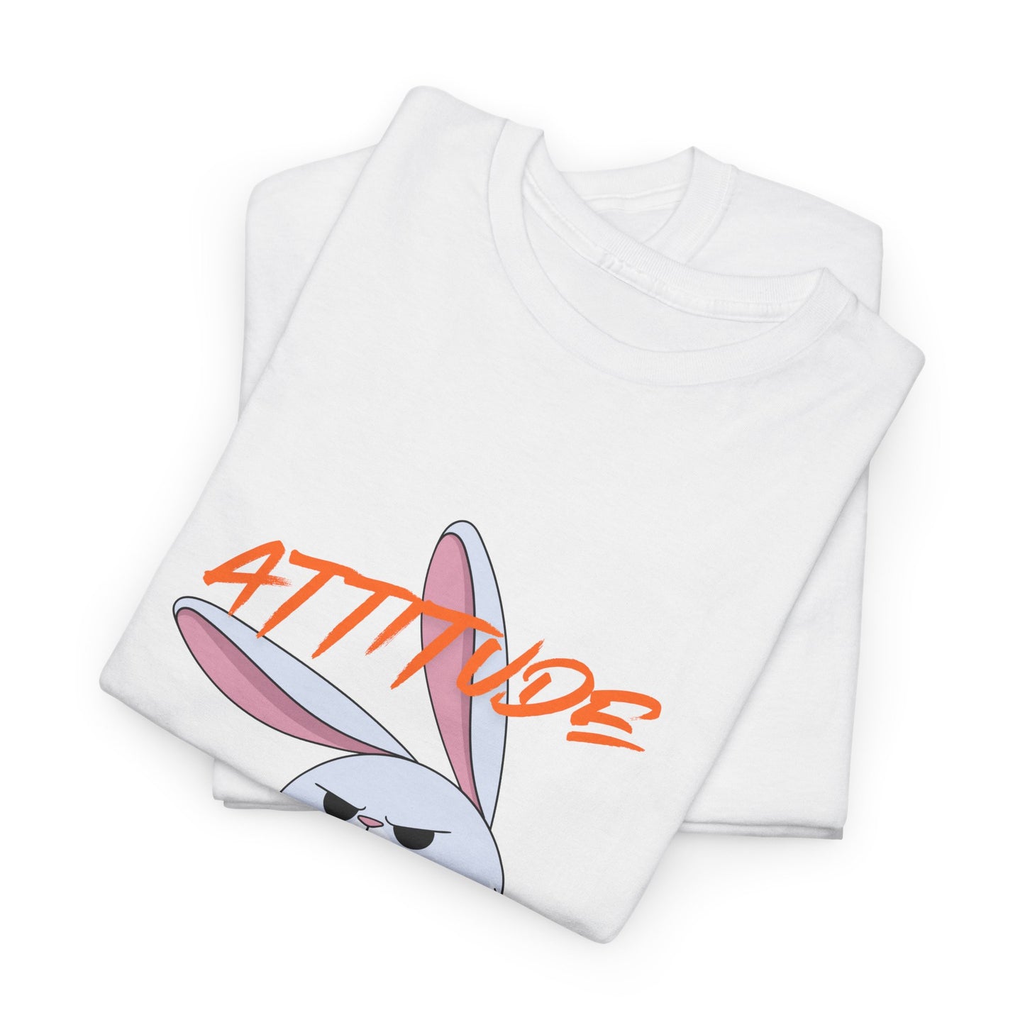 Attitude Rabbit Unisex Heavy Cotton Tee