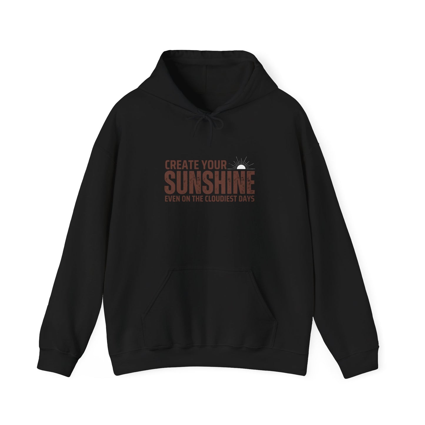 Motivational Hoodie - 'Create Your Sunshine' Unisex Heavy Blend Sweatshirt