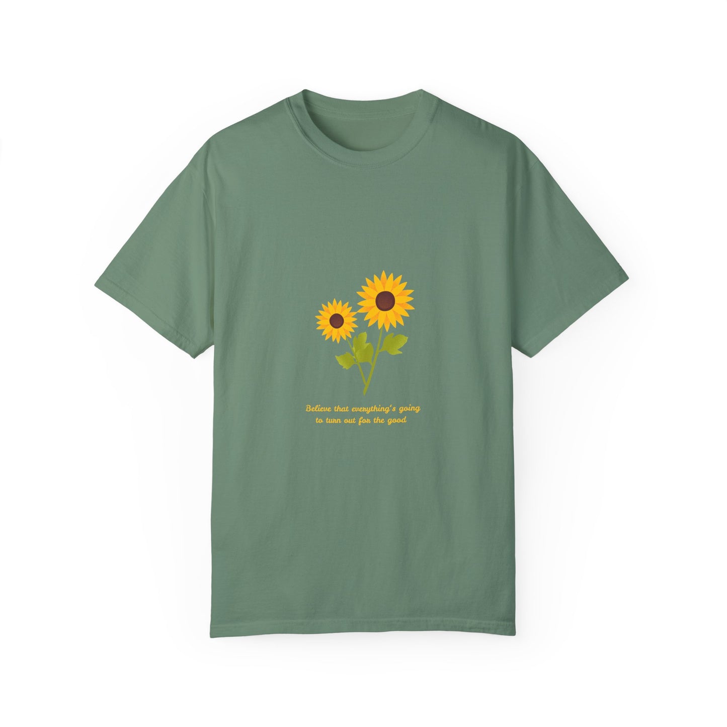 Sunflower Inspirational T-Shirt - Believe in Goodness